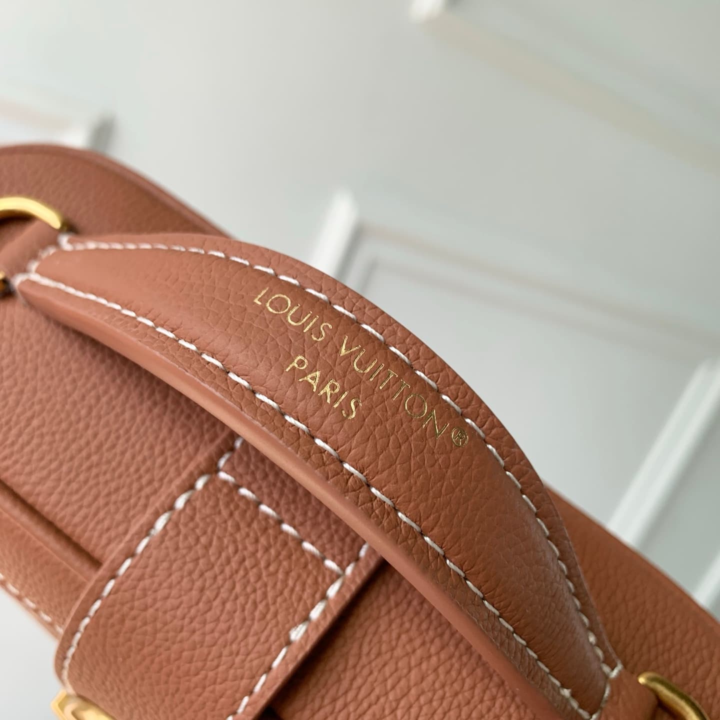 Louis Vuitton Low Key Vanity Pouch Cognac Calfskin M27505 High