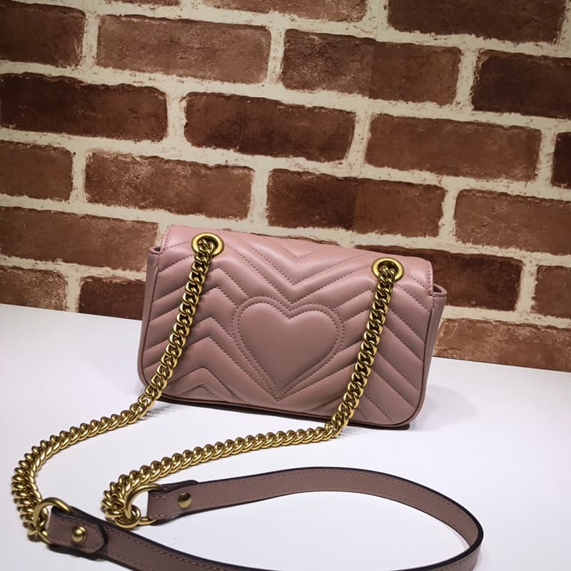 GG Marmont mini matelassé shoulder bag 446744 High