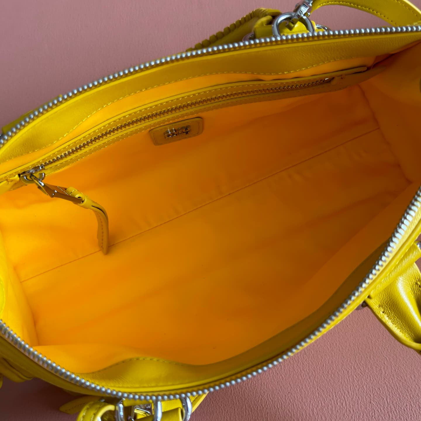Miu Miu Arcadie bag Smooth Leather 5BA332 Yellow TOP