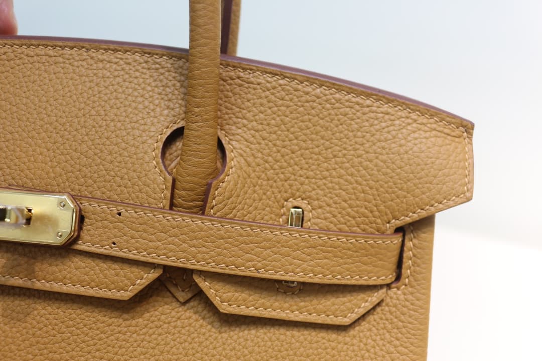 Hermes Birkin 25/30/35cm Bag Togo Leather In Sesame WAX High