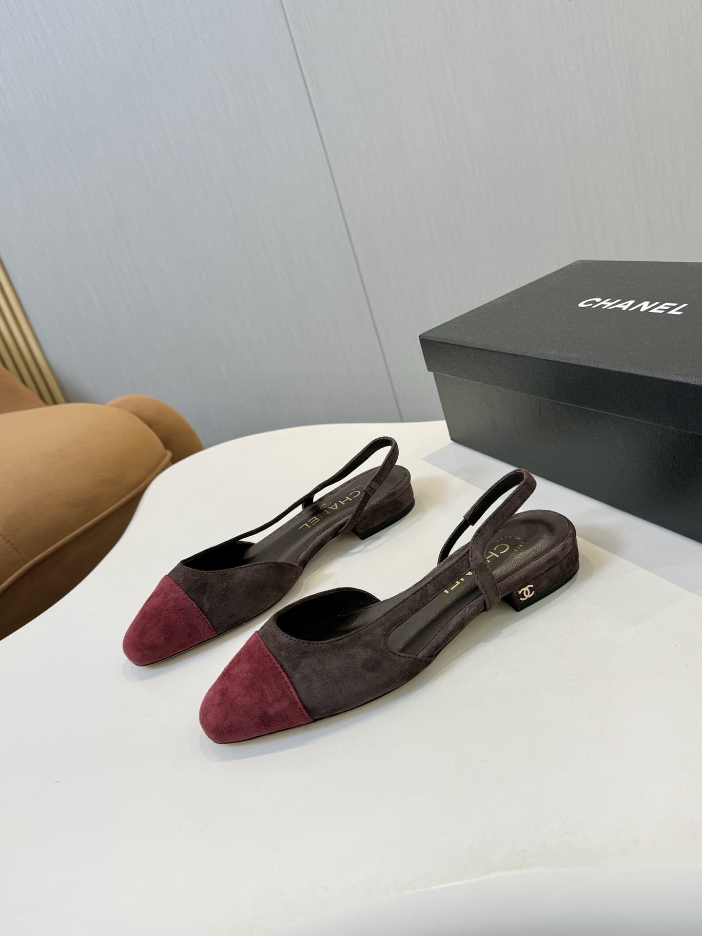 Chanel Slingback Pumps Low Women