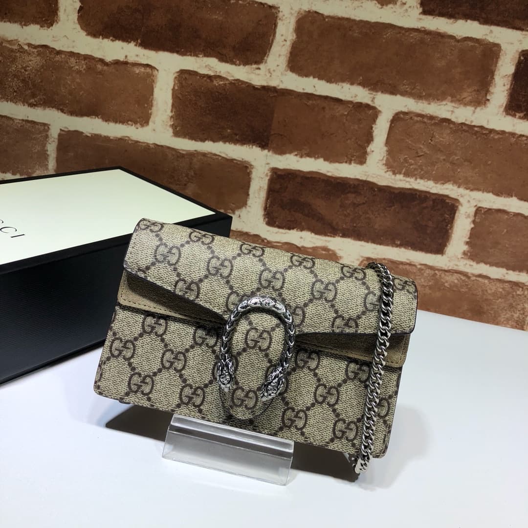 Dionysus GG Supreme super mini bag 476432 brown high