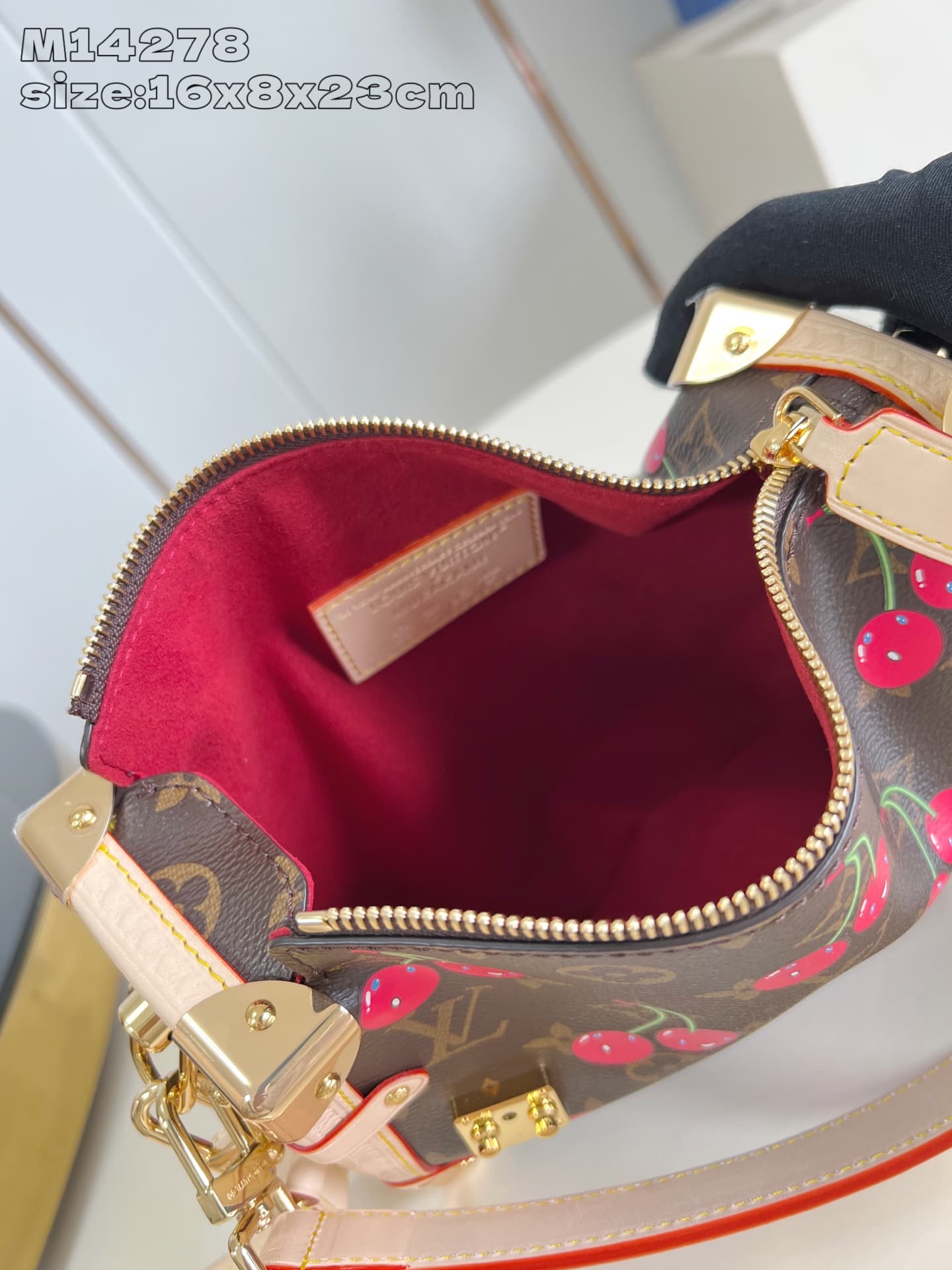 Louis Vuitton x Murakami Side Trunk MM Monogram cherry coated canvas M14278 High