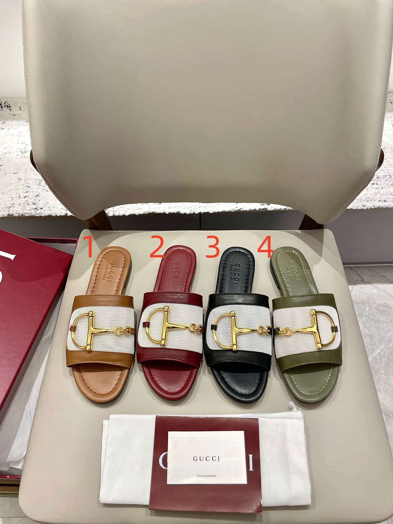 Gucci Women's slide sandal with Horsebit