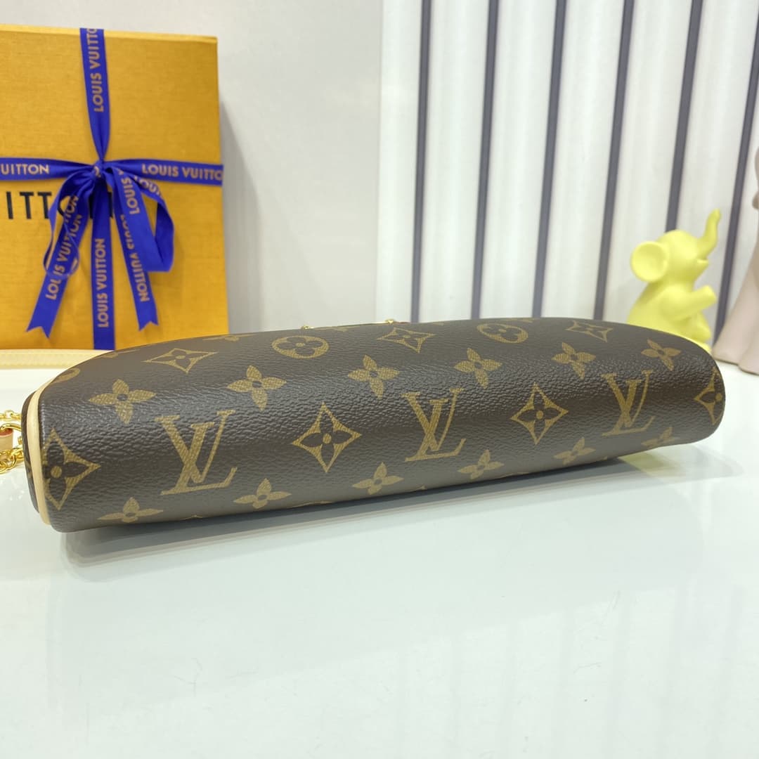 Louis Vuitton Eva Clutch Bag Damier Ebene M95567 High