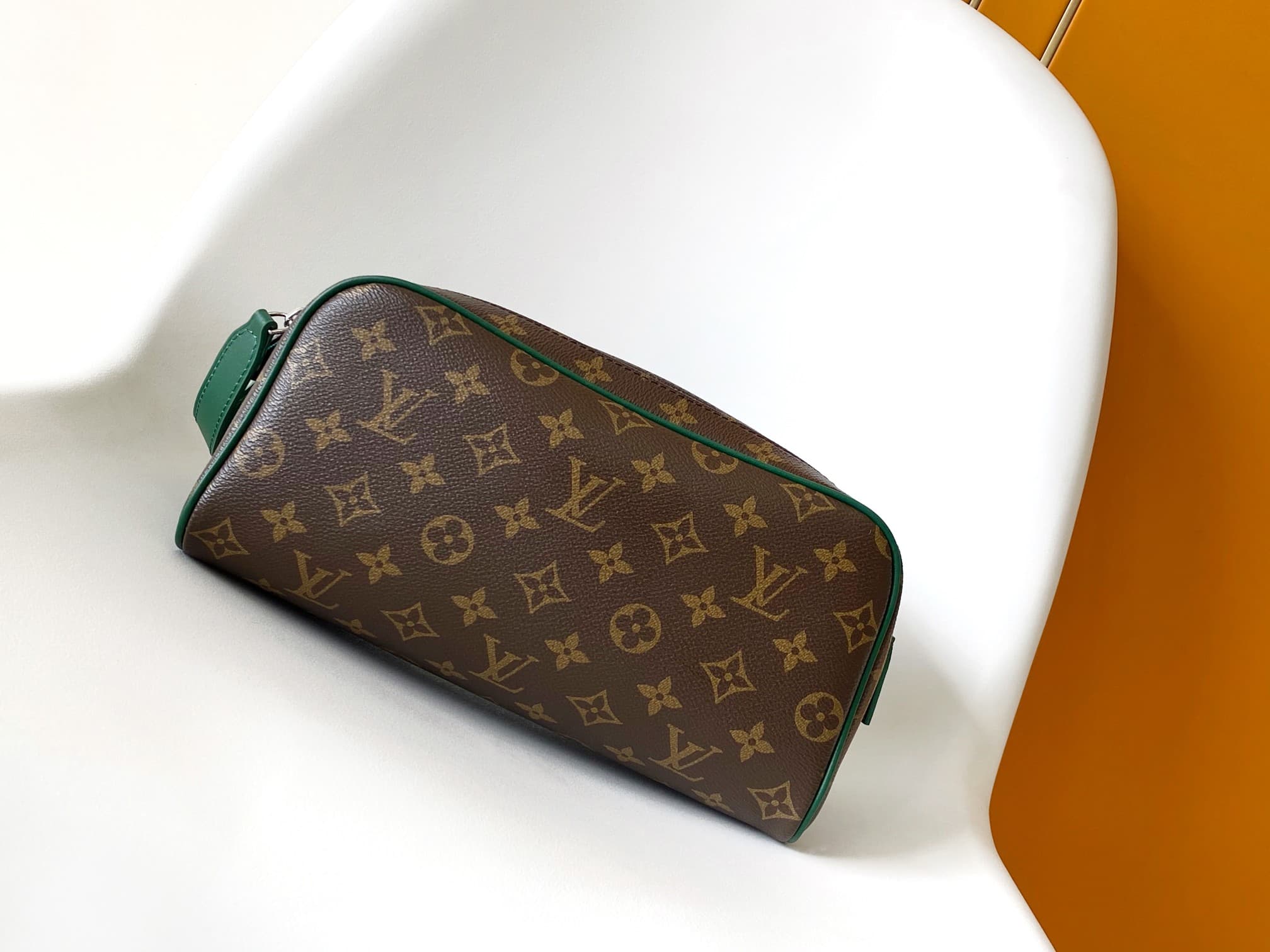 Louis Vuitton Dopp Kit Borneo Green Monogram Macassar coated canvas M12639 High