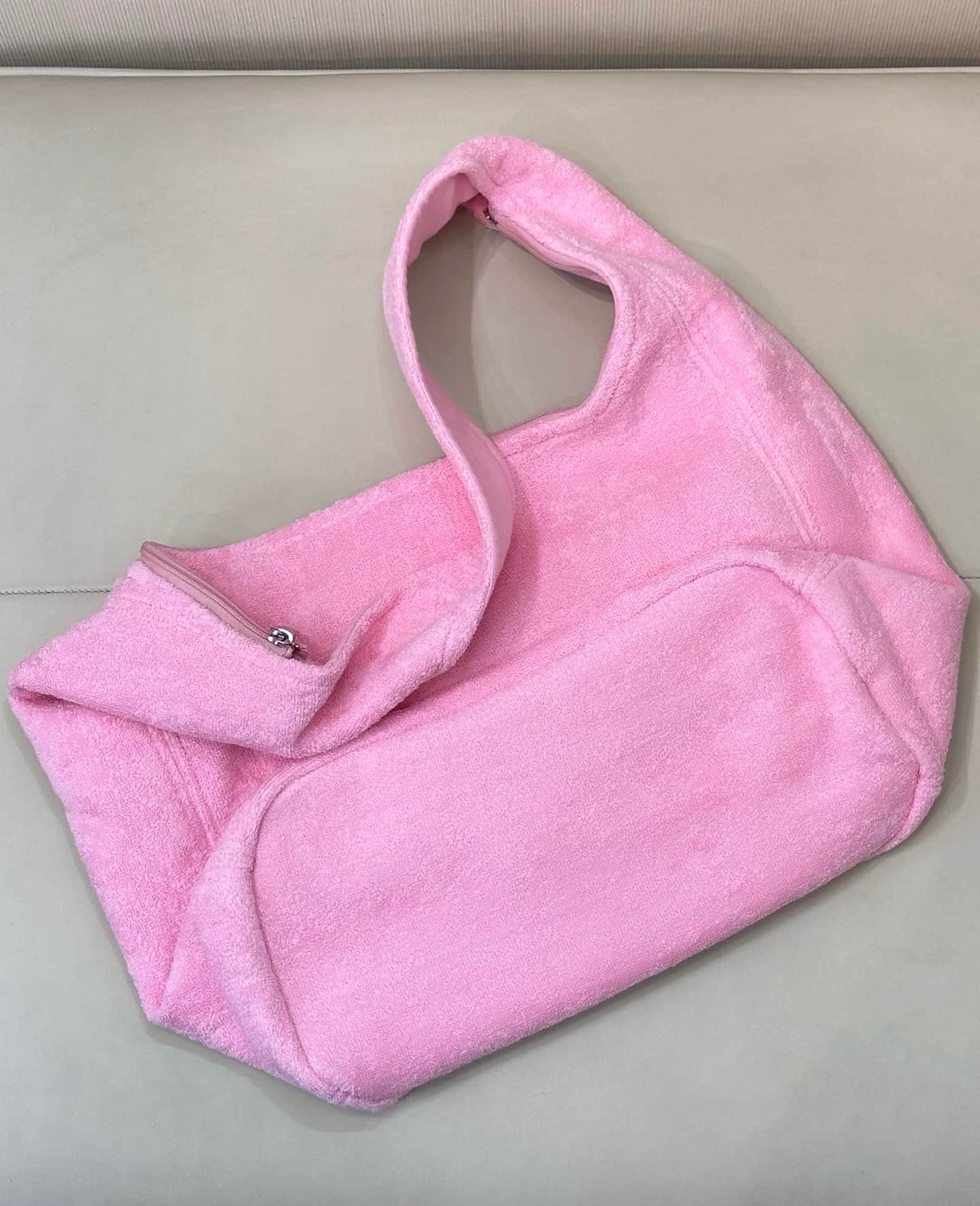Chanel Beach Hobo Handbag Towelling Cotton TOP