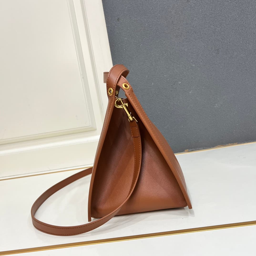 Celine SMALL CUBE BAG IN SUPPLE CALFSKIN SOFT TAN