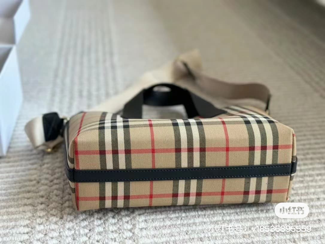 Burberry Check Tote Bag