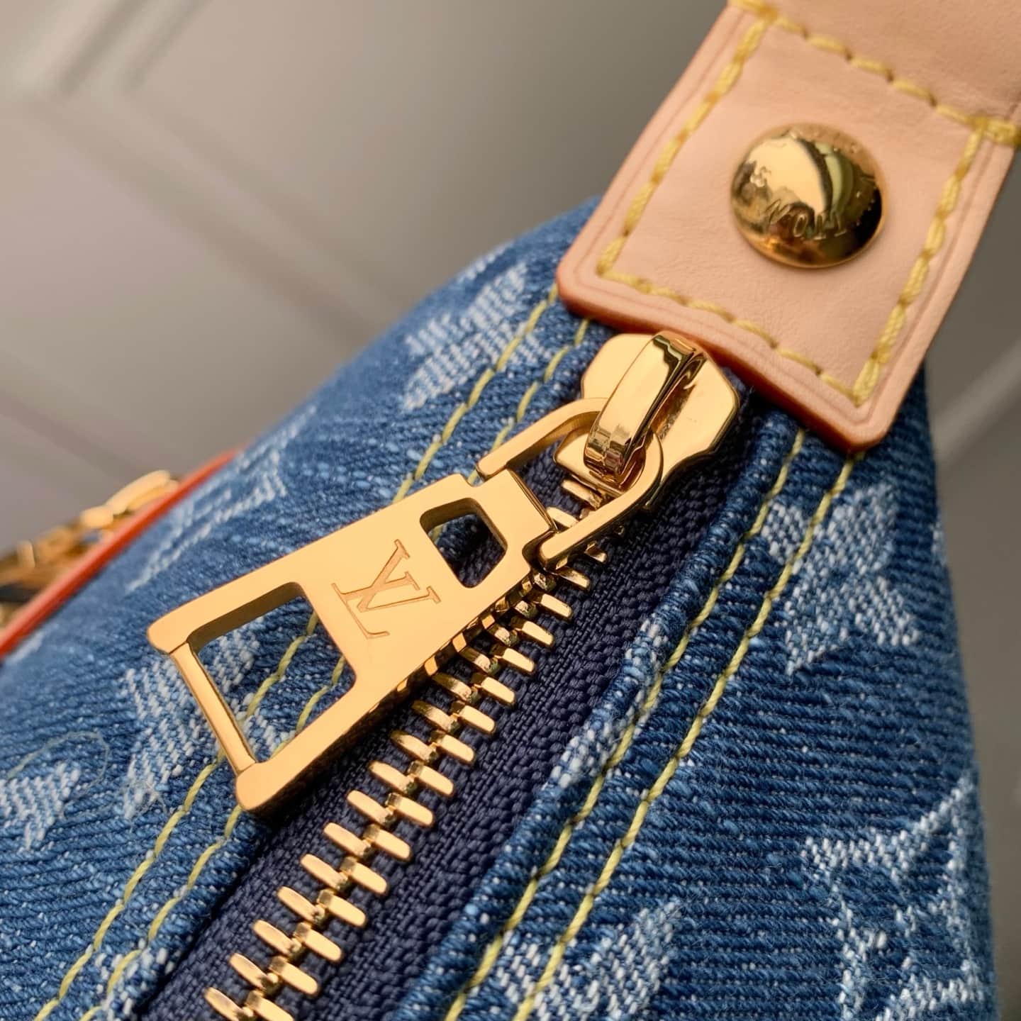 Louis Vuitton Baggy Monogram Blue Denim M27329 High