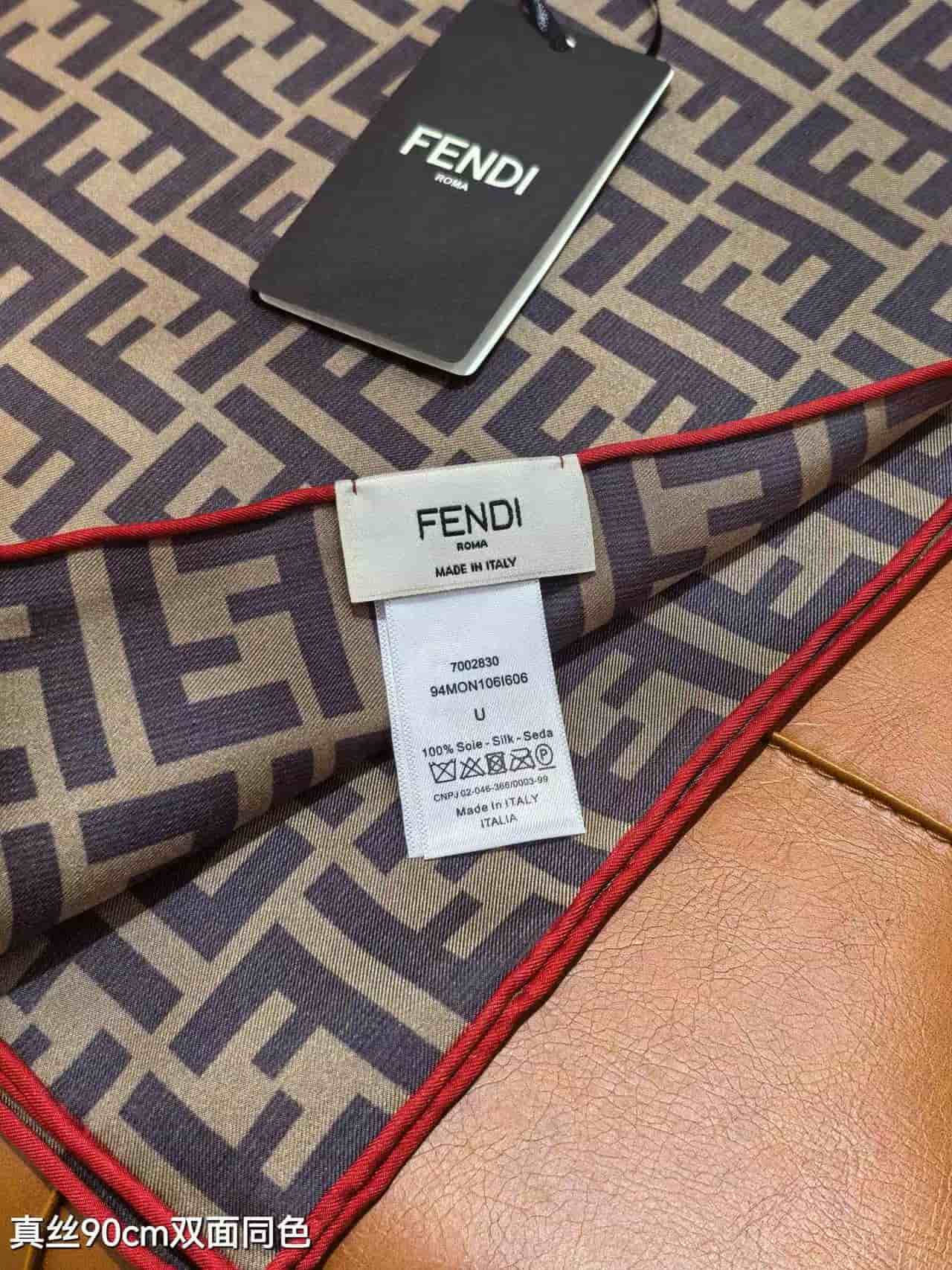 Fendi Roma Silk Scarf