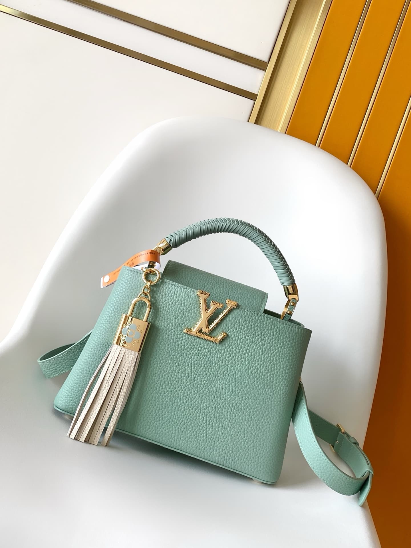 Louis Vuitton Capucines Mini Jade Green Taurillon leather M15157 TOP