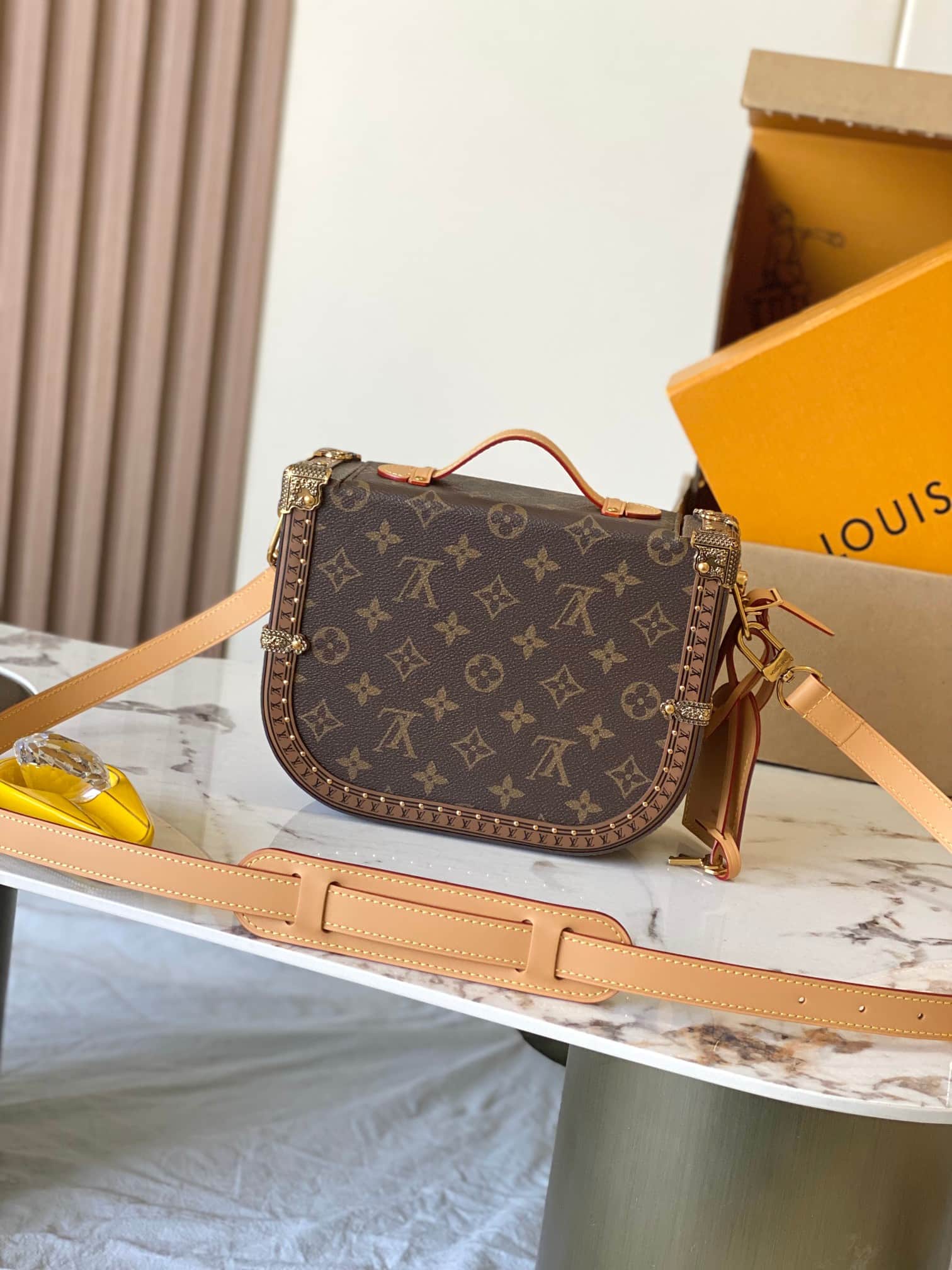 Louis Vuitton Montsouris Trunk Monogram coated canvas M15166 TOP