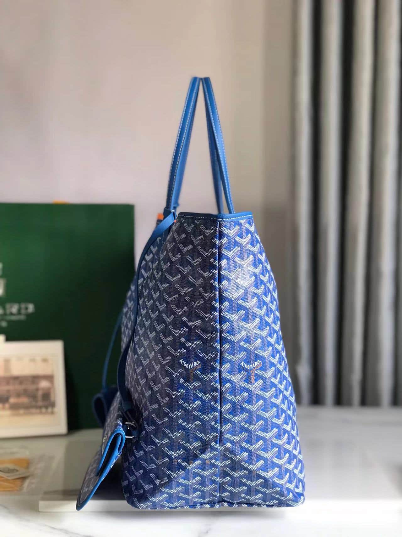 Saint Louis GM Bag Goyardine Canvas & Chevroches Calfskin High
