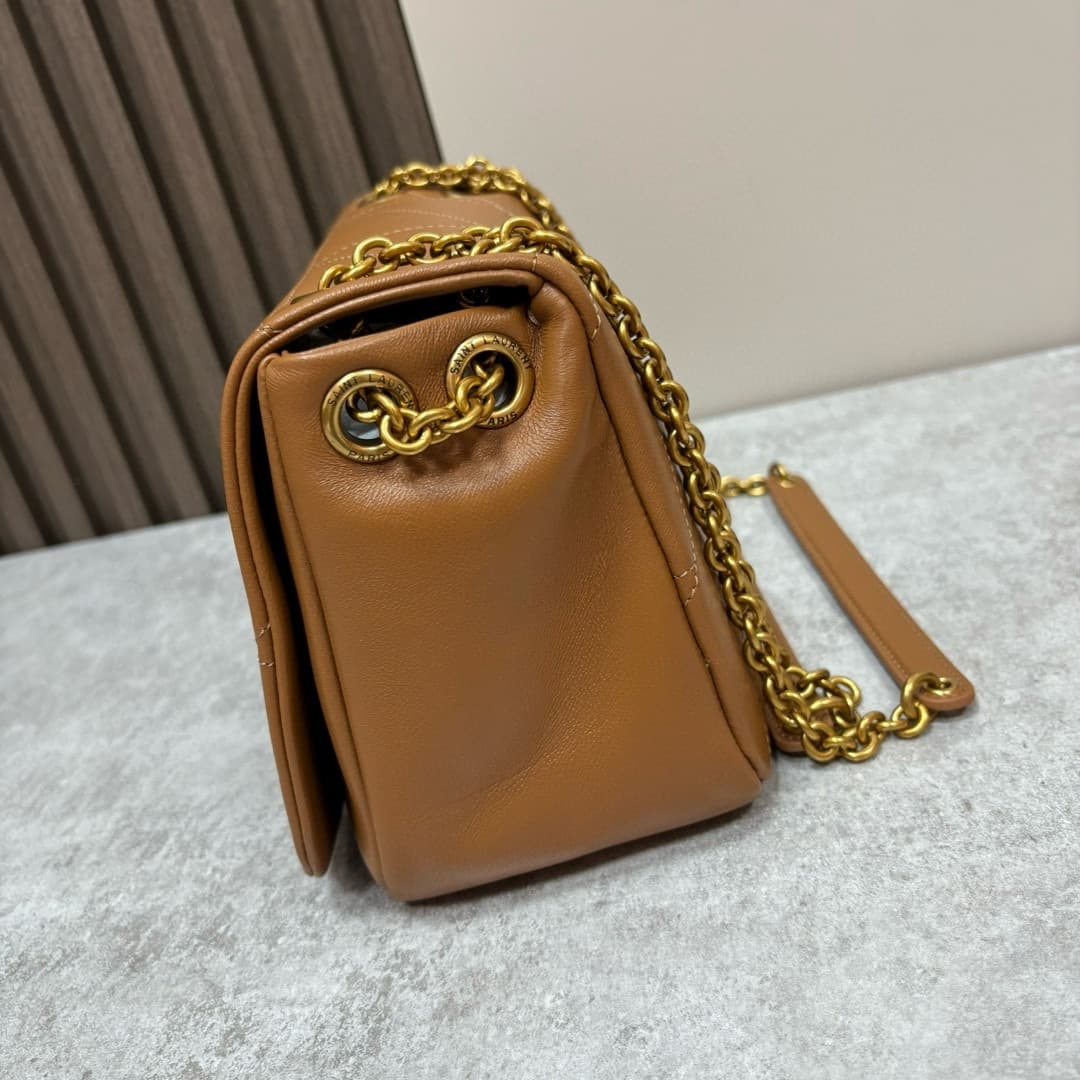 Saint Laurent Jamie 4.3 Shoulder Bag in Brown Leather 763475 High