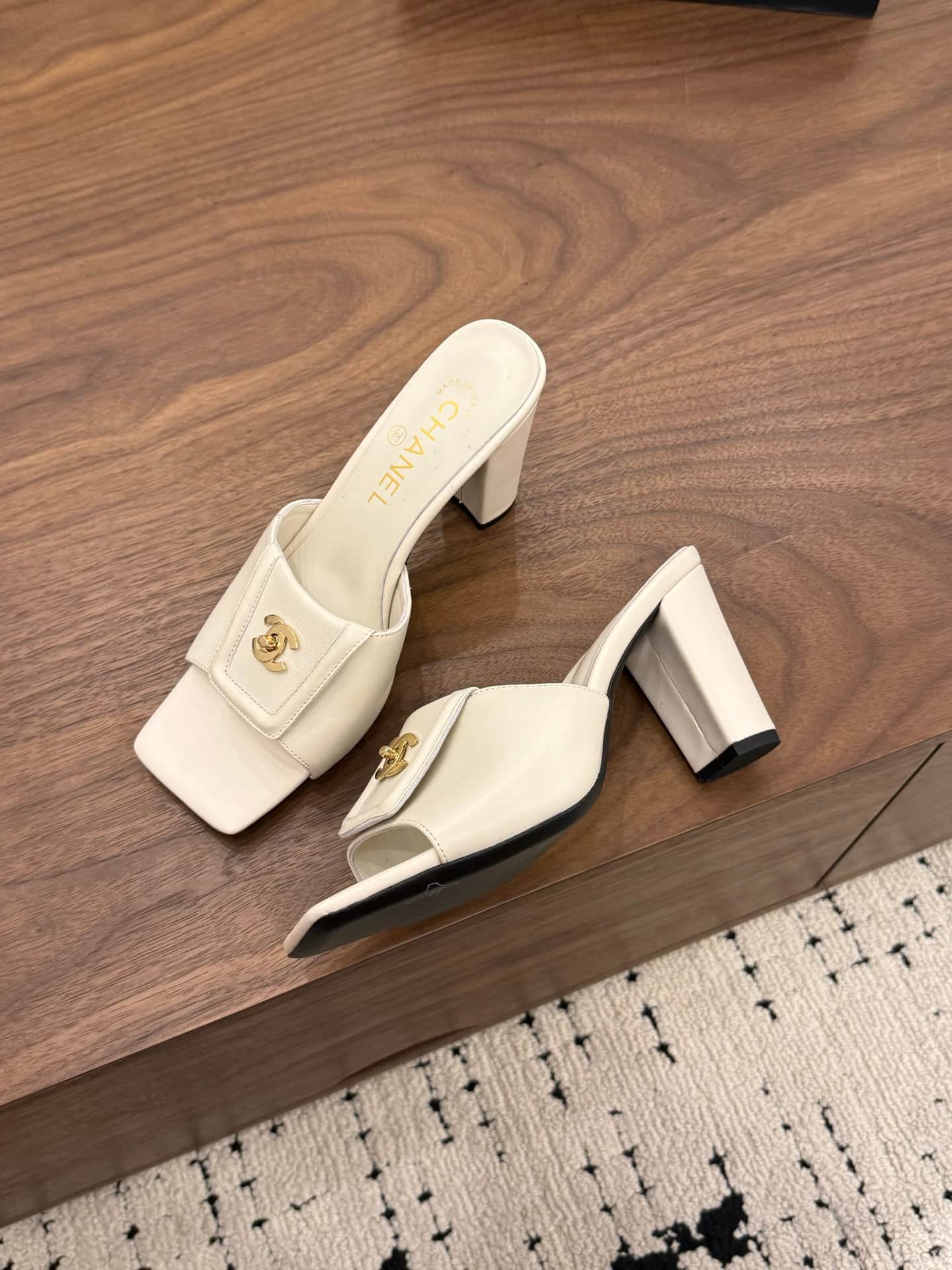 Chanel Square-toe Mules Women