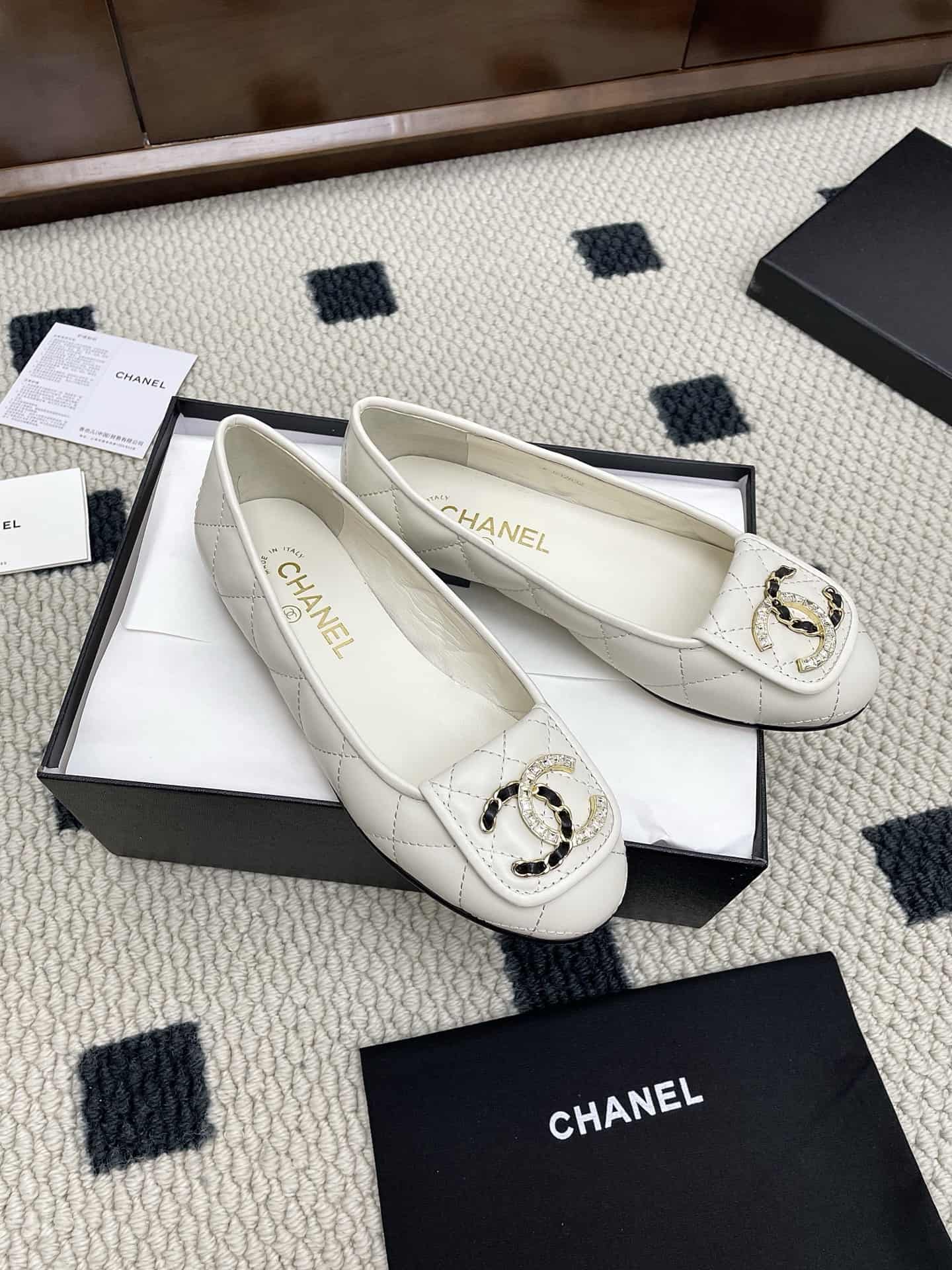 Chanel Le Boy Quilted Lambskin Ballets shoes Women