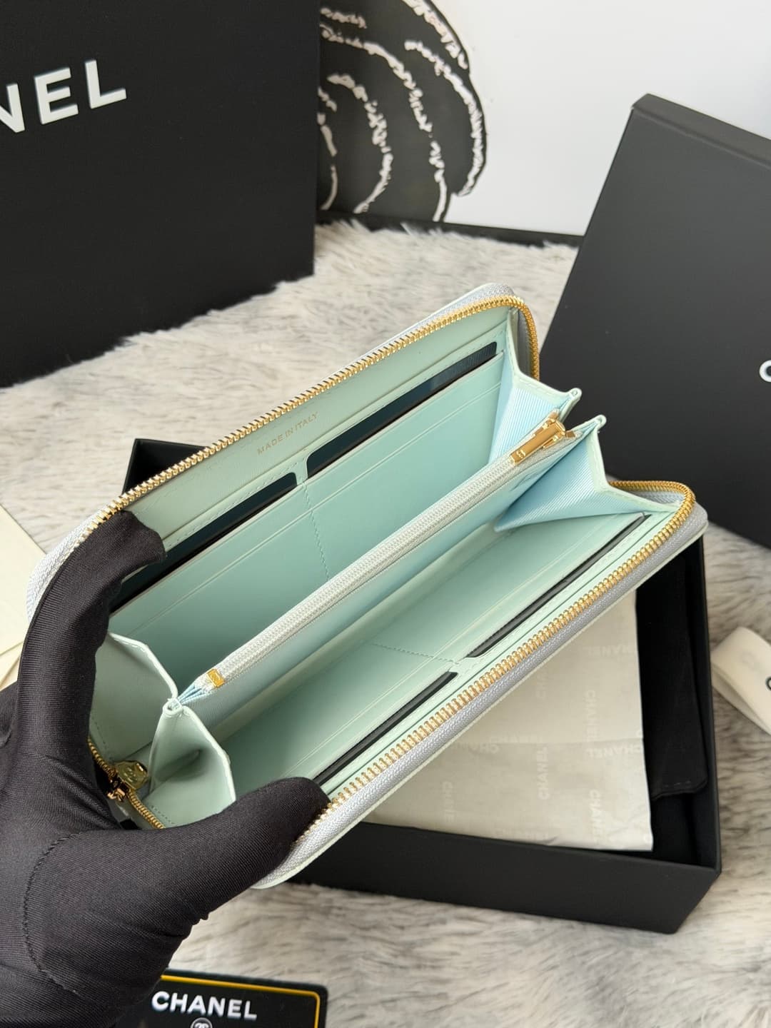 Chanel Classic Long Zipped Wallet A