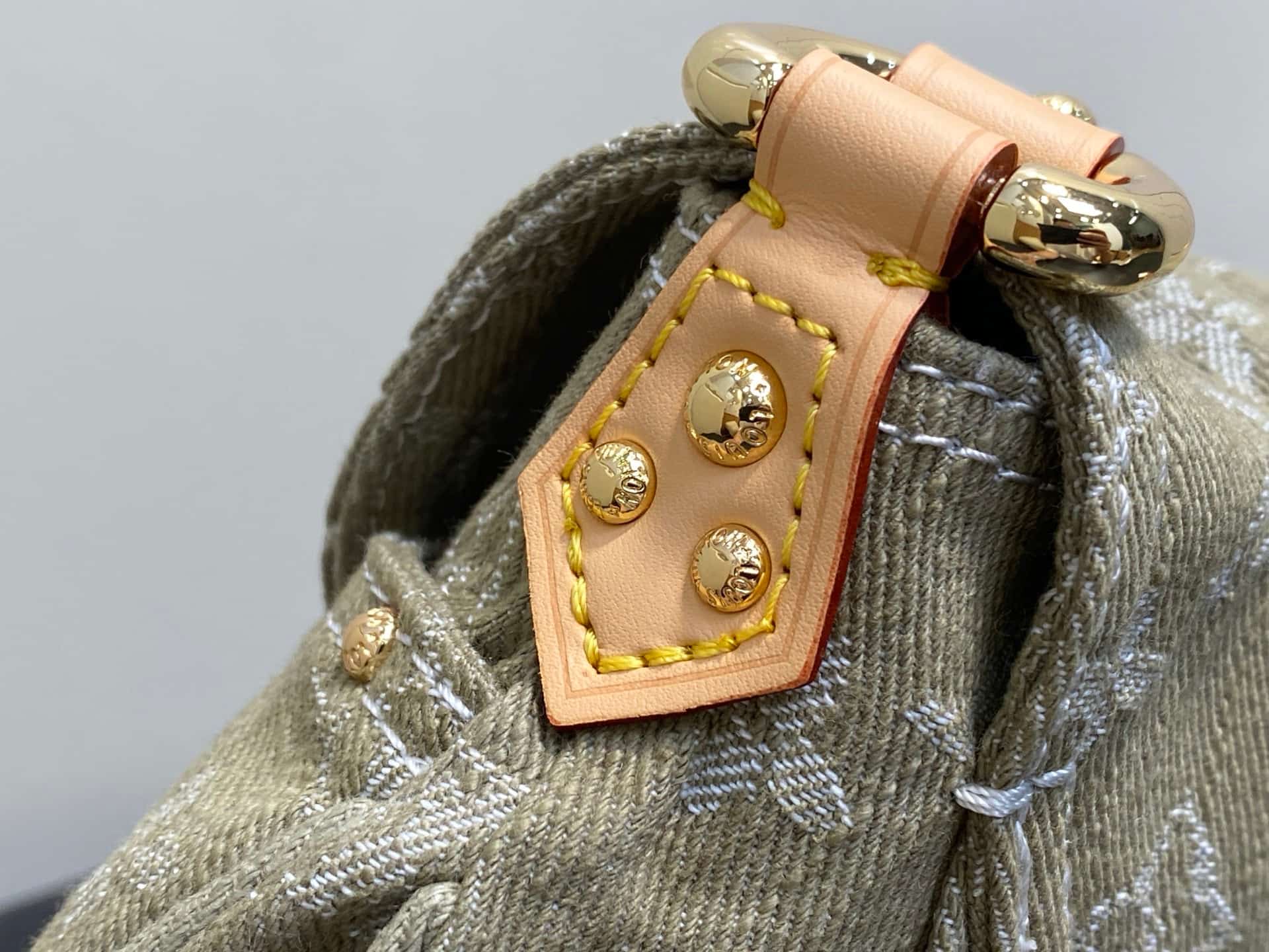 Louis Vuitton Sunset Monogram Khaki Denim M27210 High