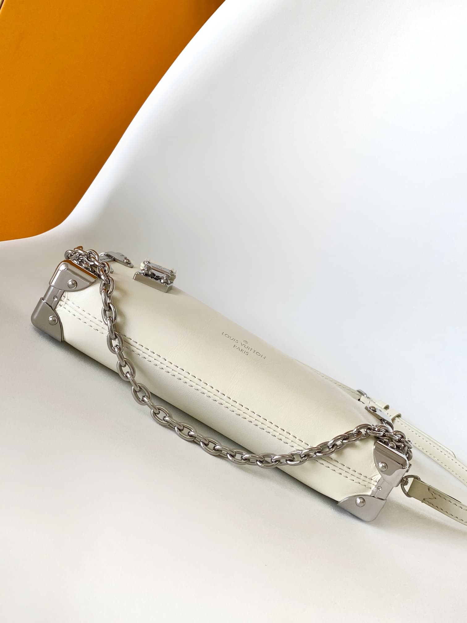 Louis Vuitton Slim Trunk Vanille Calfskin leather M12560 High