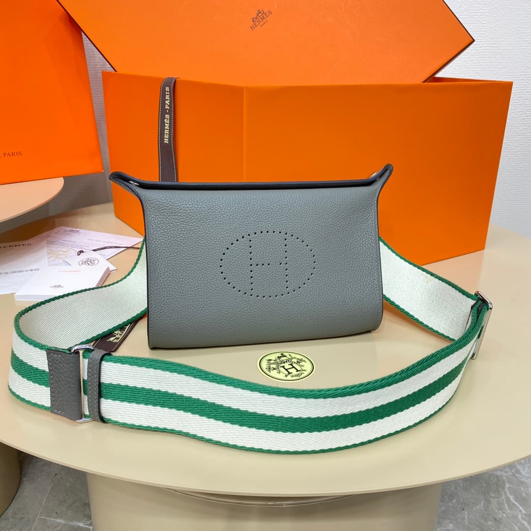 Hermès Videpoches Bag Togo Leather In Poussiere WAX High