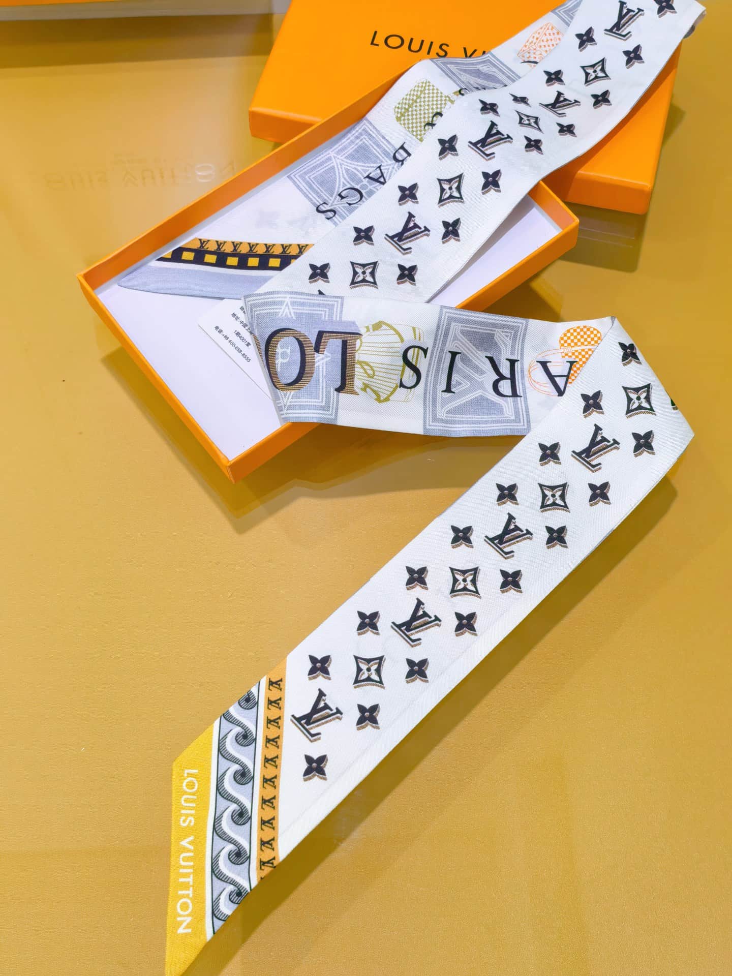 Louis Vuitton Let's Go BB Bandeau Silk Twilly