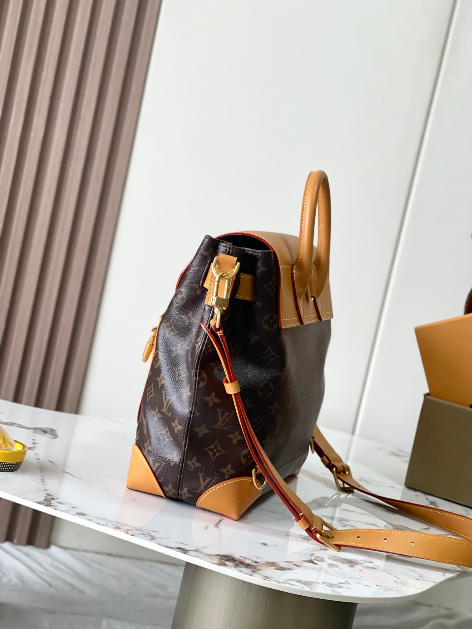 Louis Vuitton Steamer 30 Monogram coated canvas M25989 TOP