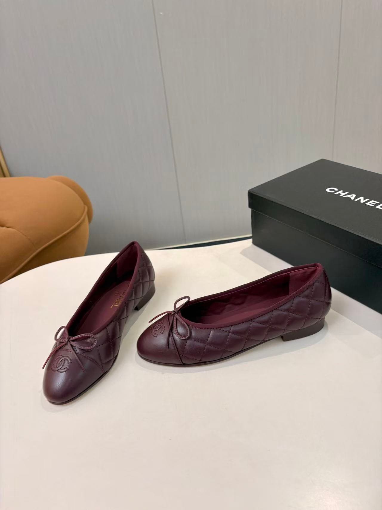 Chanel Ballet Flats Women Shoes