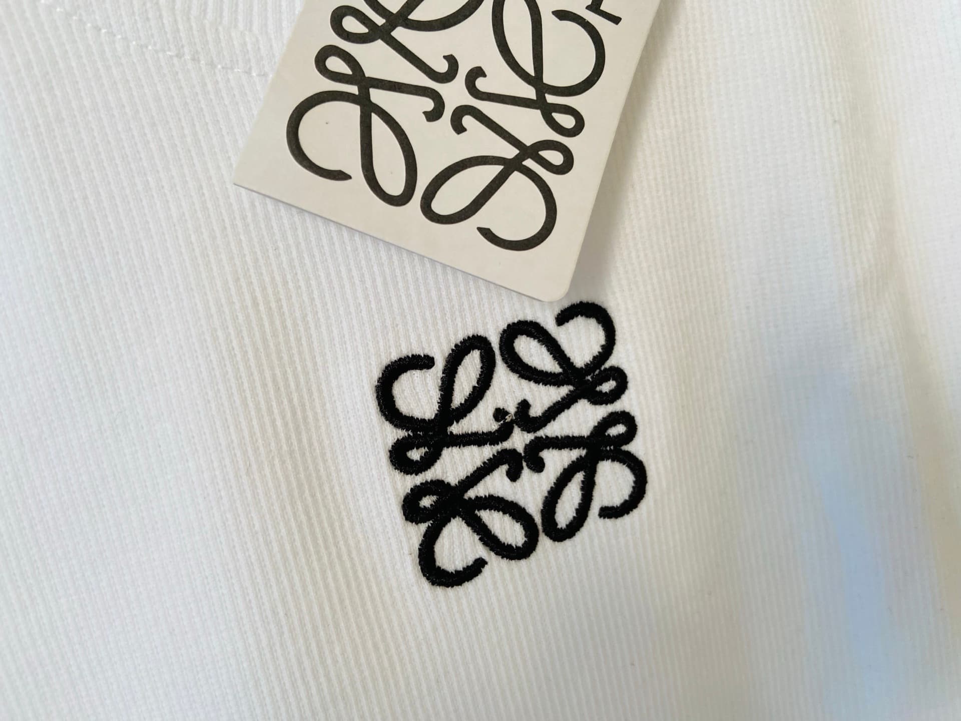 LOEWE Anagram-embroidered ribbed-knit Tank Top