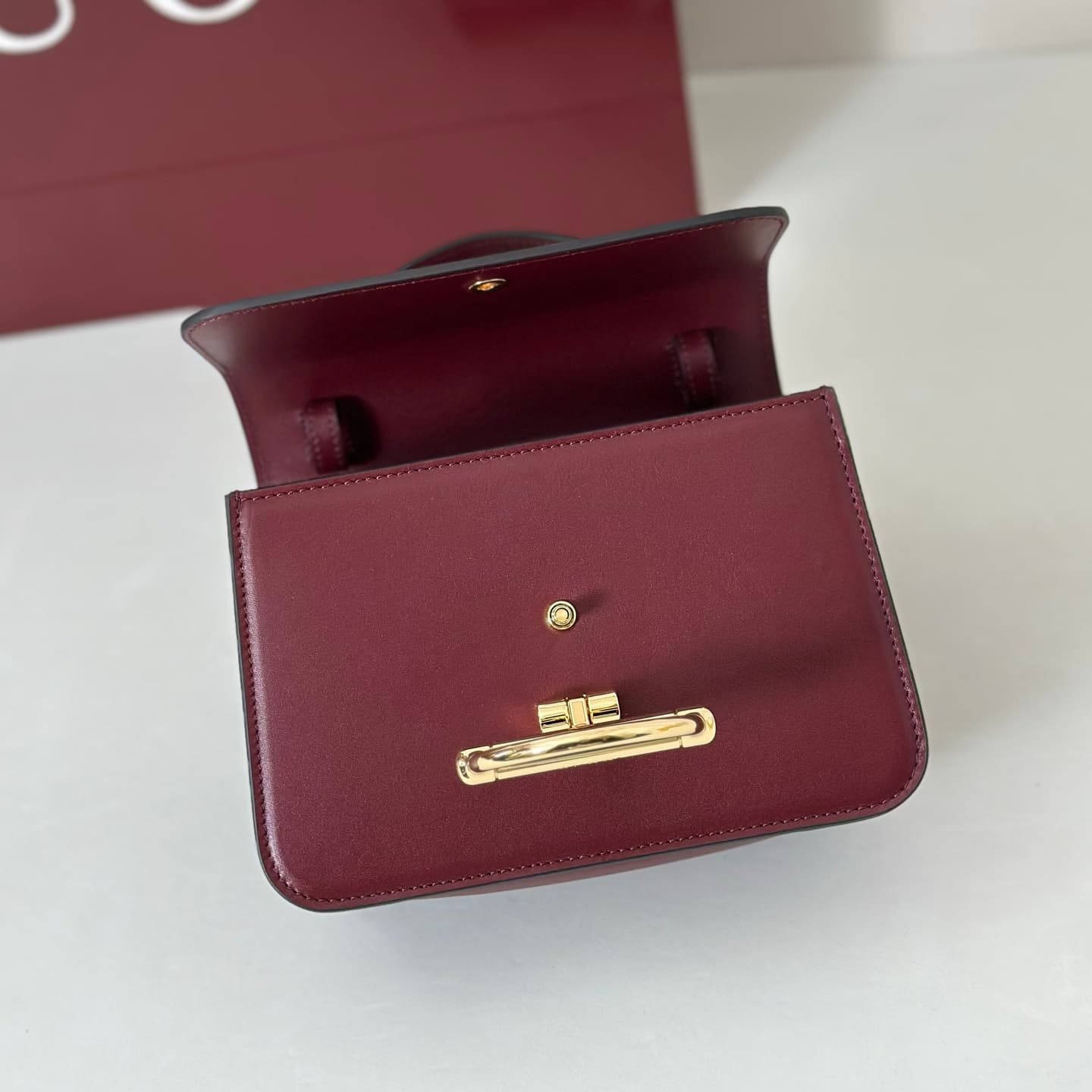 Gucci Siena small top handle bag 855536 Claret High
