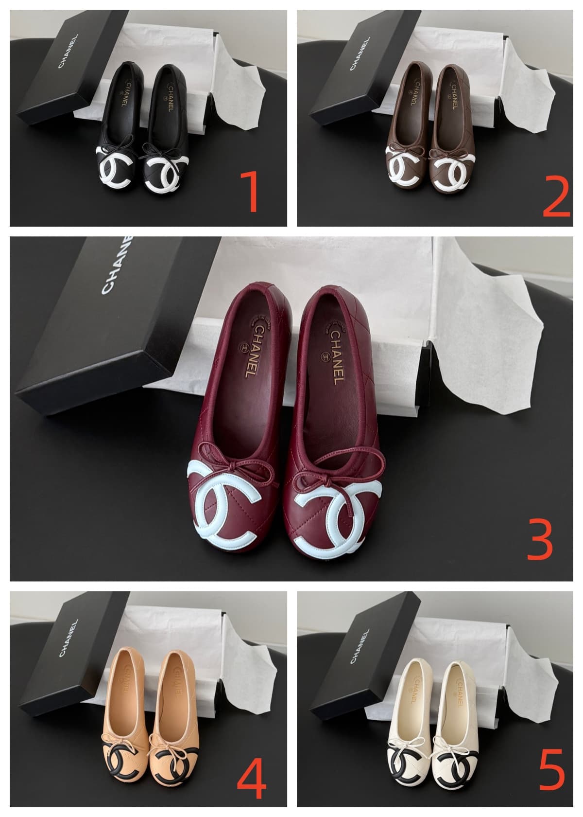 Chanel Coco Beach Ballet Flats