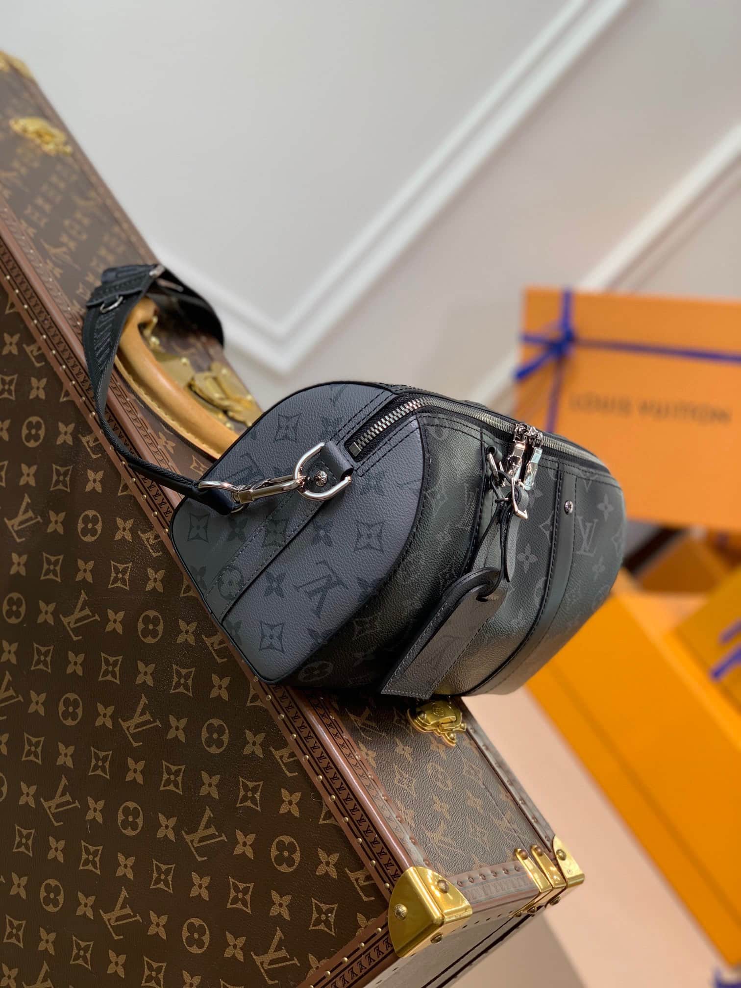 Louis Vuitton City Keepall Monogram Eclipse Reverse coated canvas M45936 High