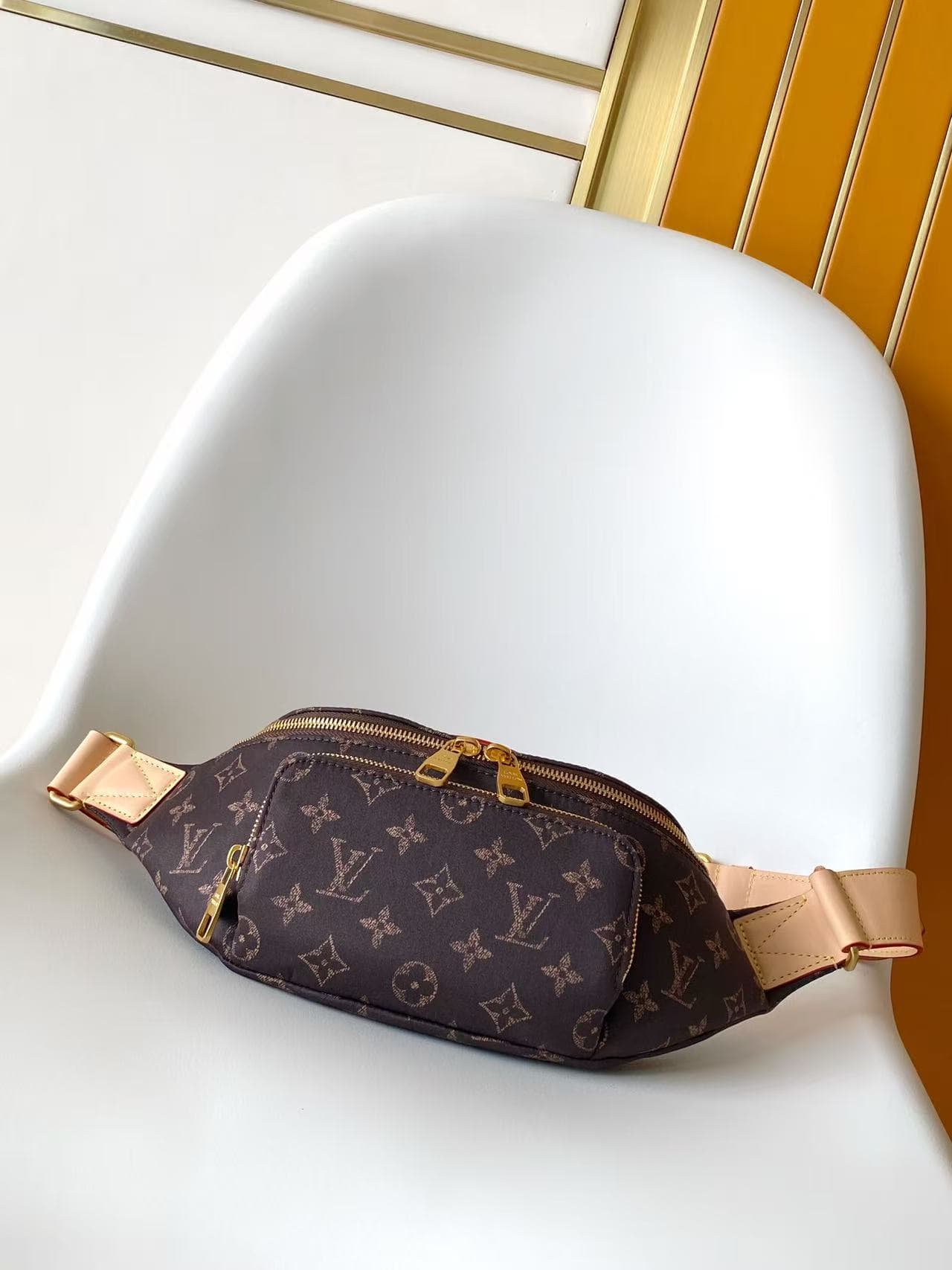 Louis Vuitton Rush Bumbag Louis Vuitton Silk Tech Monogram M2A452 High