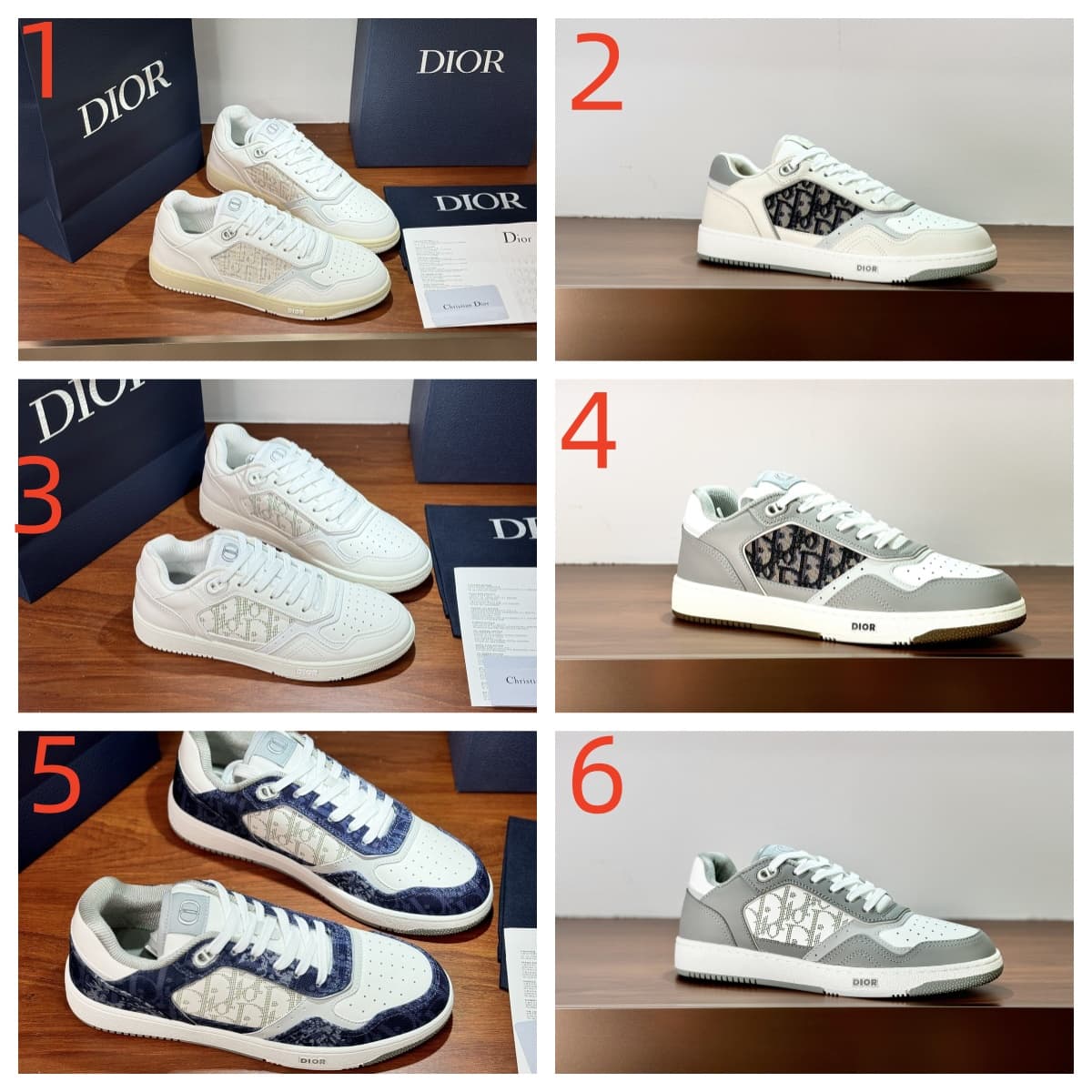 Dior B27 Uptown Low-Top Sneaker Shoes Men Women