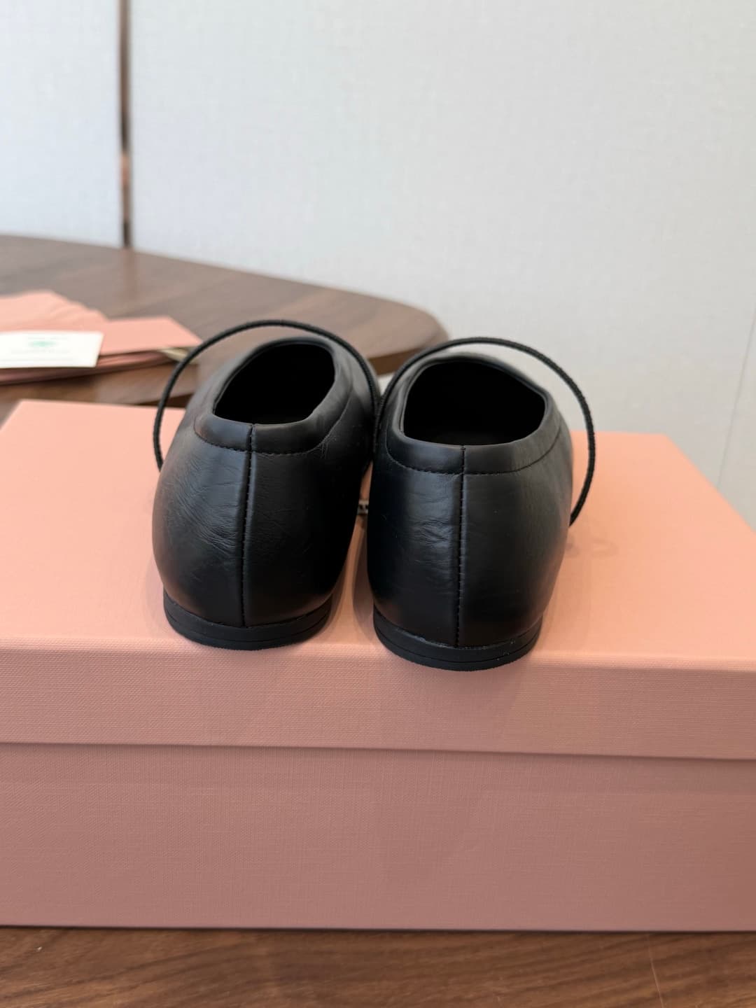 Miu Miu Leather Ballet Shoes Women