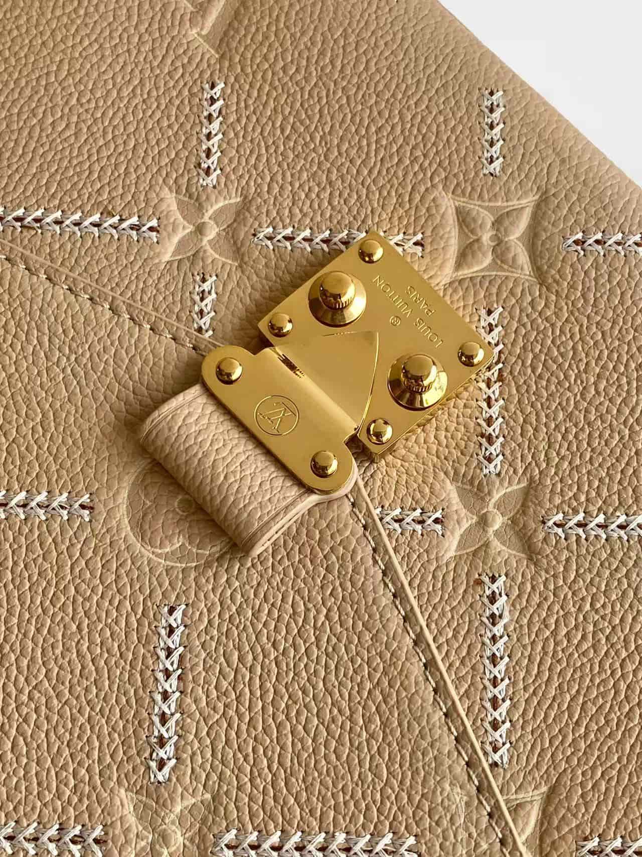 Louis Vuitton Pochette Métis MM Hazelnut Couture Cowhide leather M29497 High