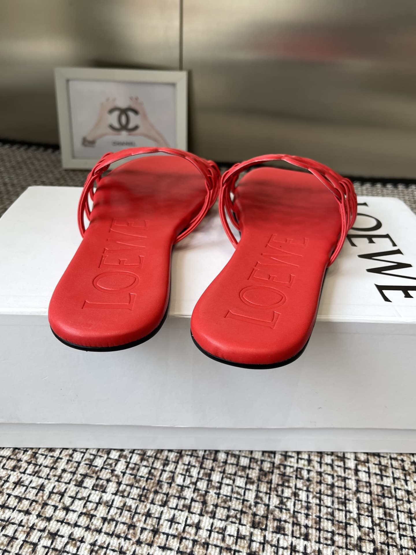 LOEWE Petal Anagram slide Shoes Women