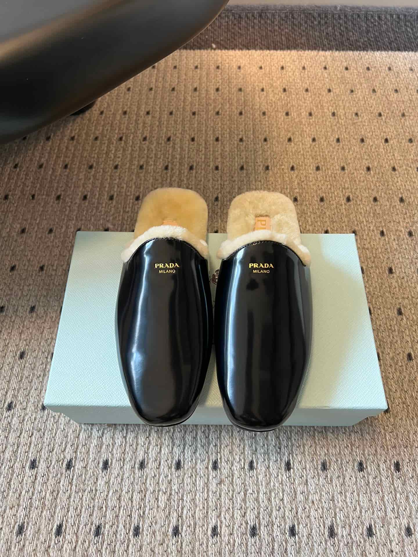 Prada  shearling mules Women