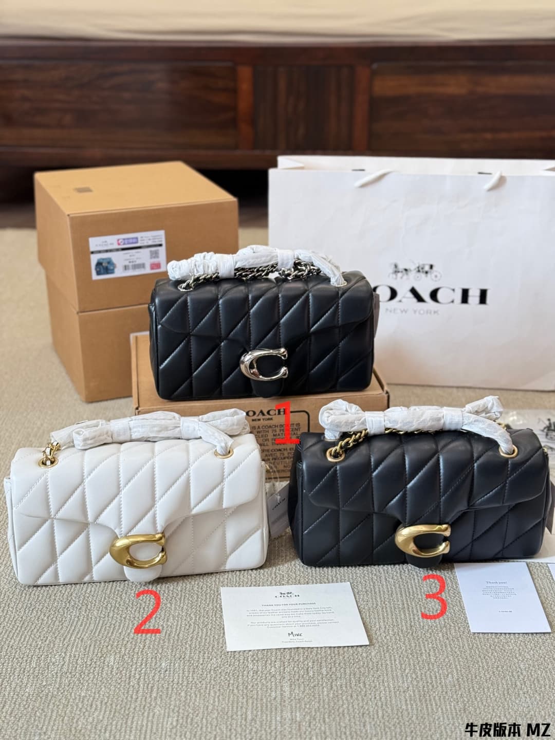 Coach Tabby Shoulder Bag 26 With Quilting