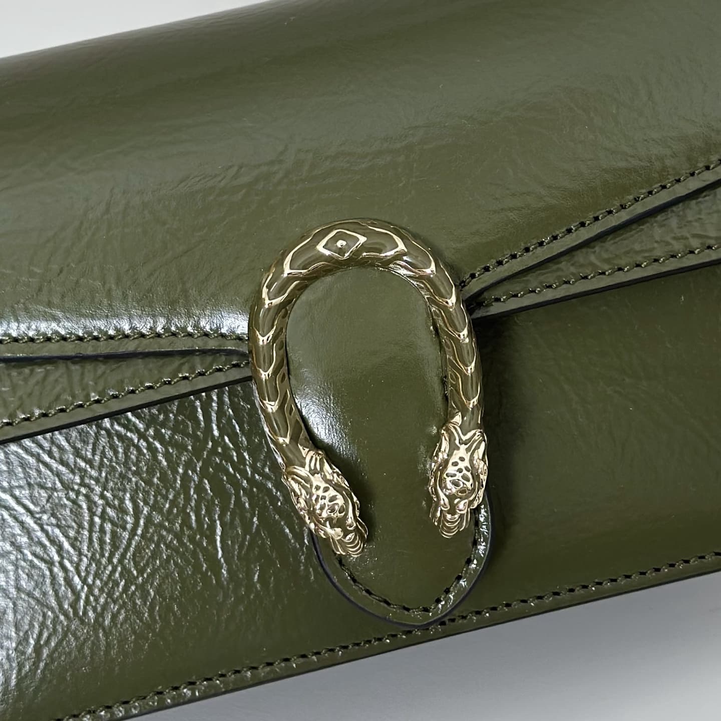 DIONYSUS MINI SHOULDER BAG 837370 Green leather High