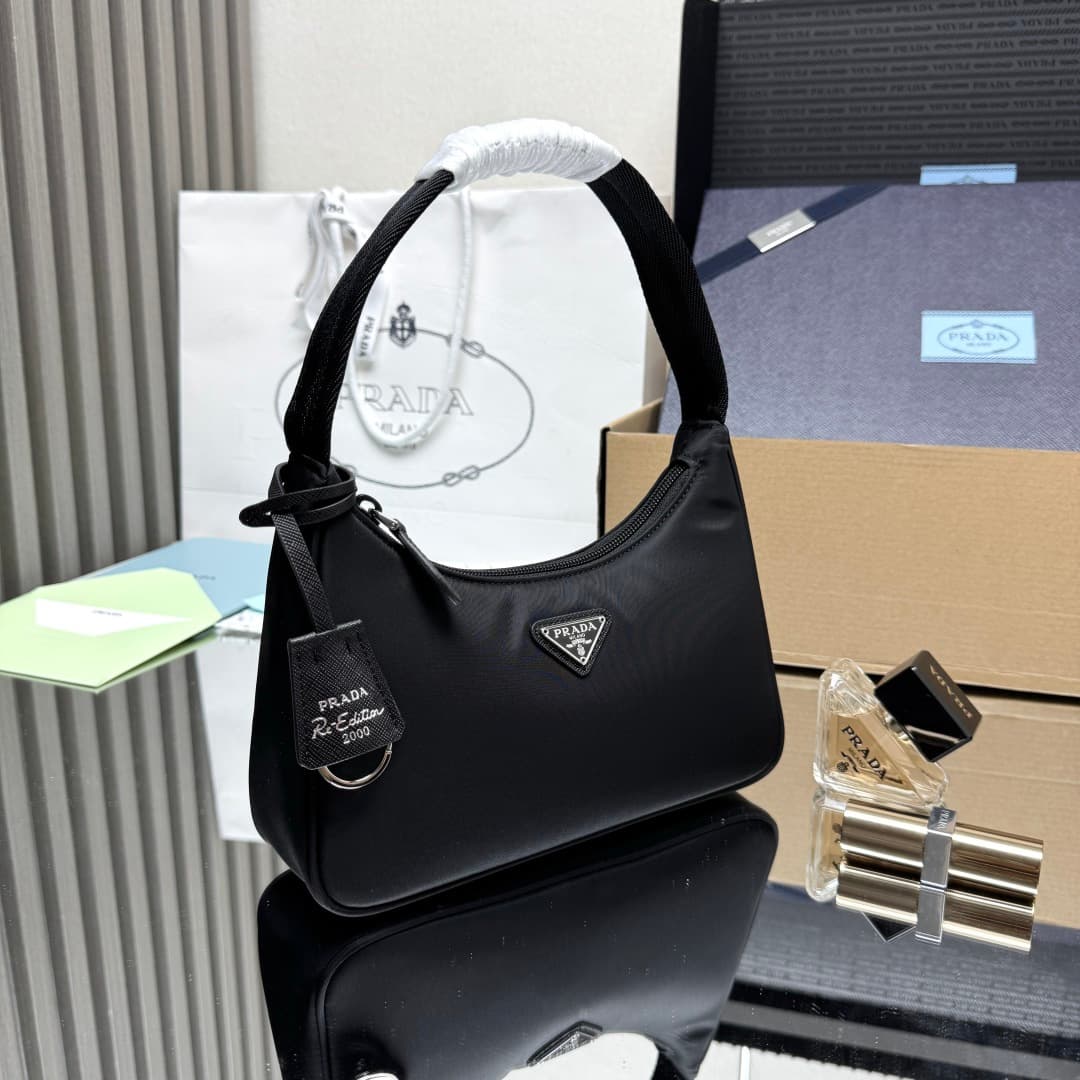Prada Re-Nylon Re-Edition 2000 mini-bag Black Recycled Polyamide 1NE515 High