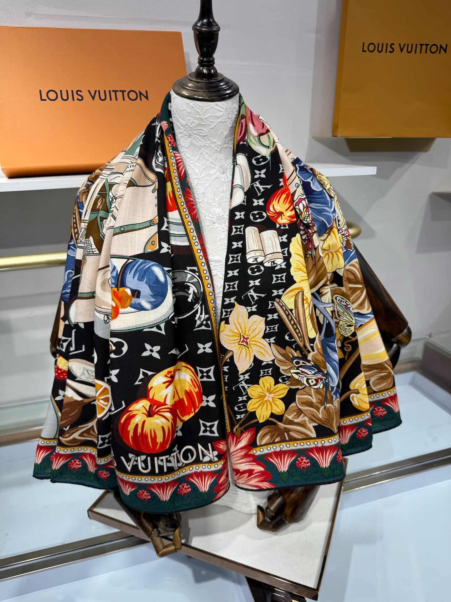 Louis Vuitton Reversible Cashmere Shawl