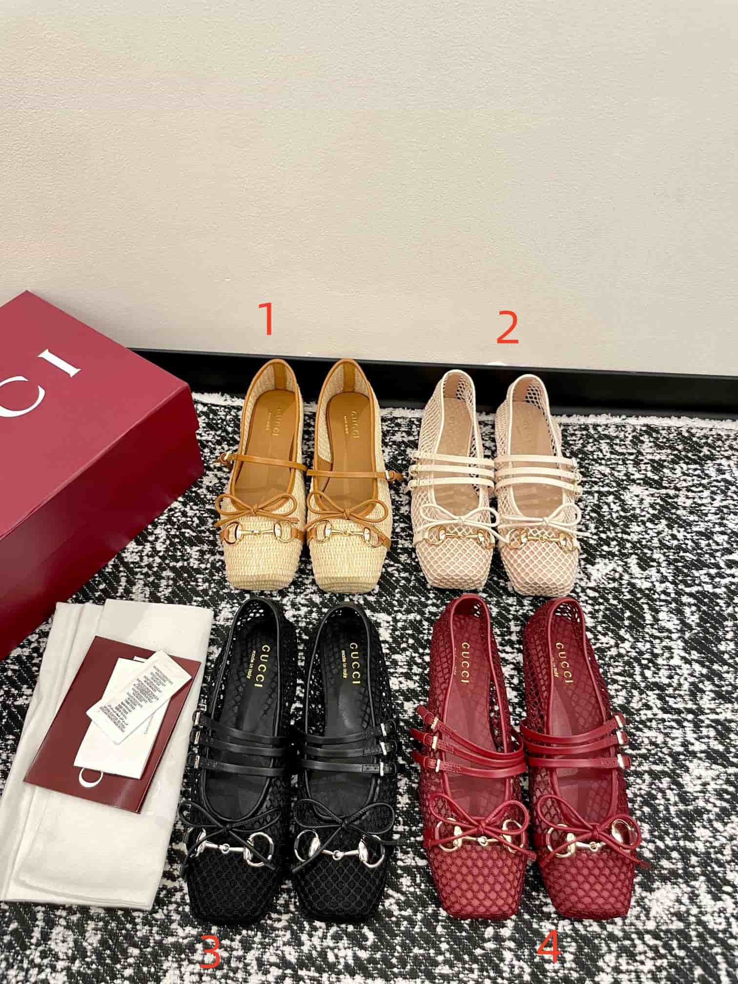 Gucci Horsebit Ballet flats shoes Women