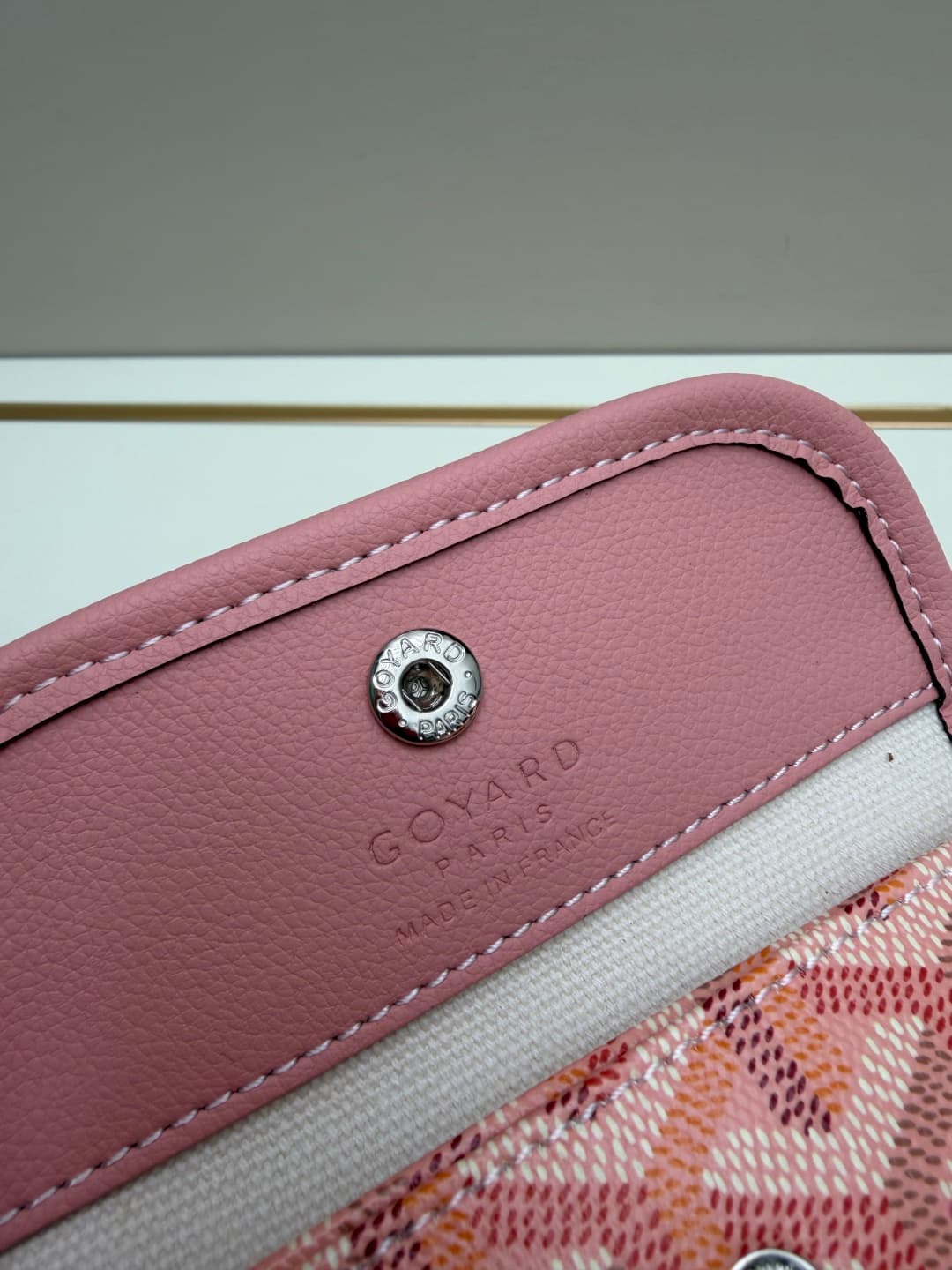 Goyard Anjou Mini Bag in pink Goyardine canvas Mid