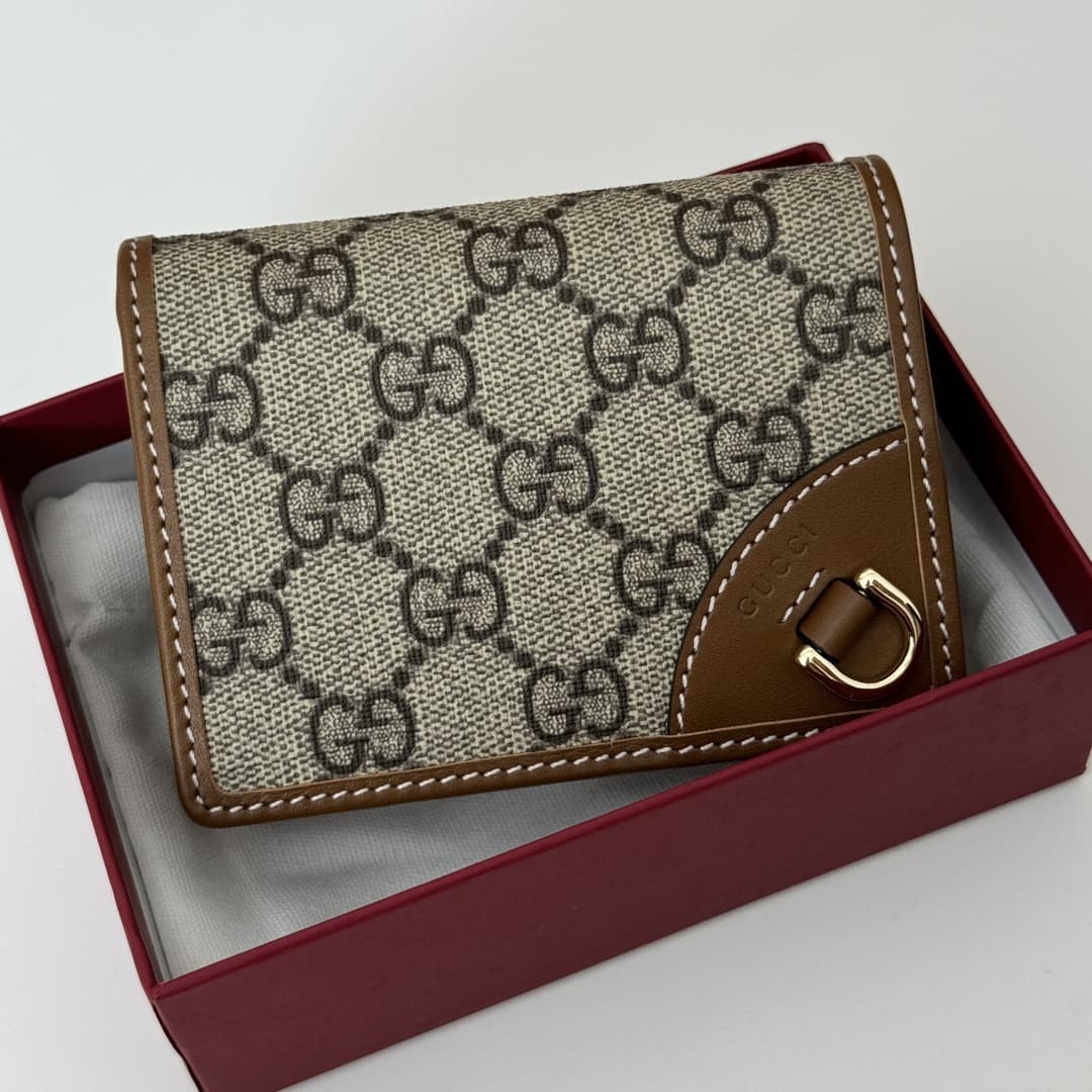 GG Emblem small wallet 820692 High