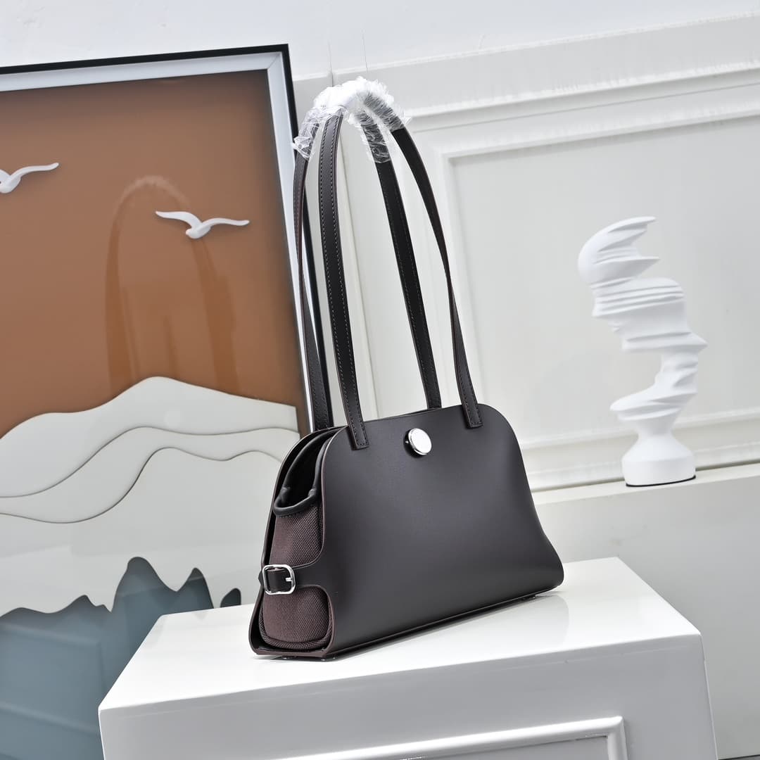 Hermes Tablier Sellier bag in Hunter cowhide Swift calfskin and H canvas WAX High