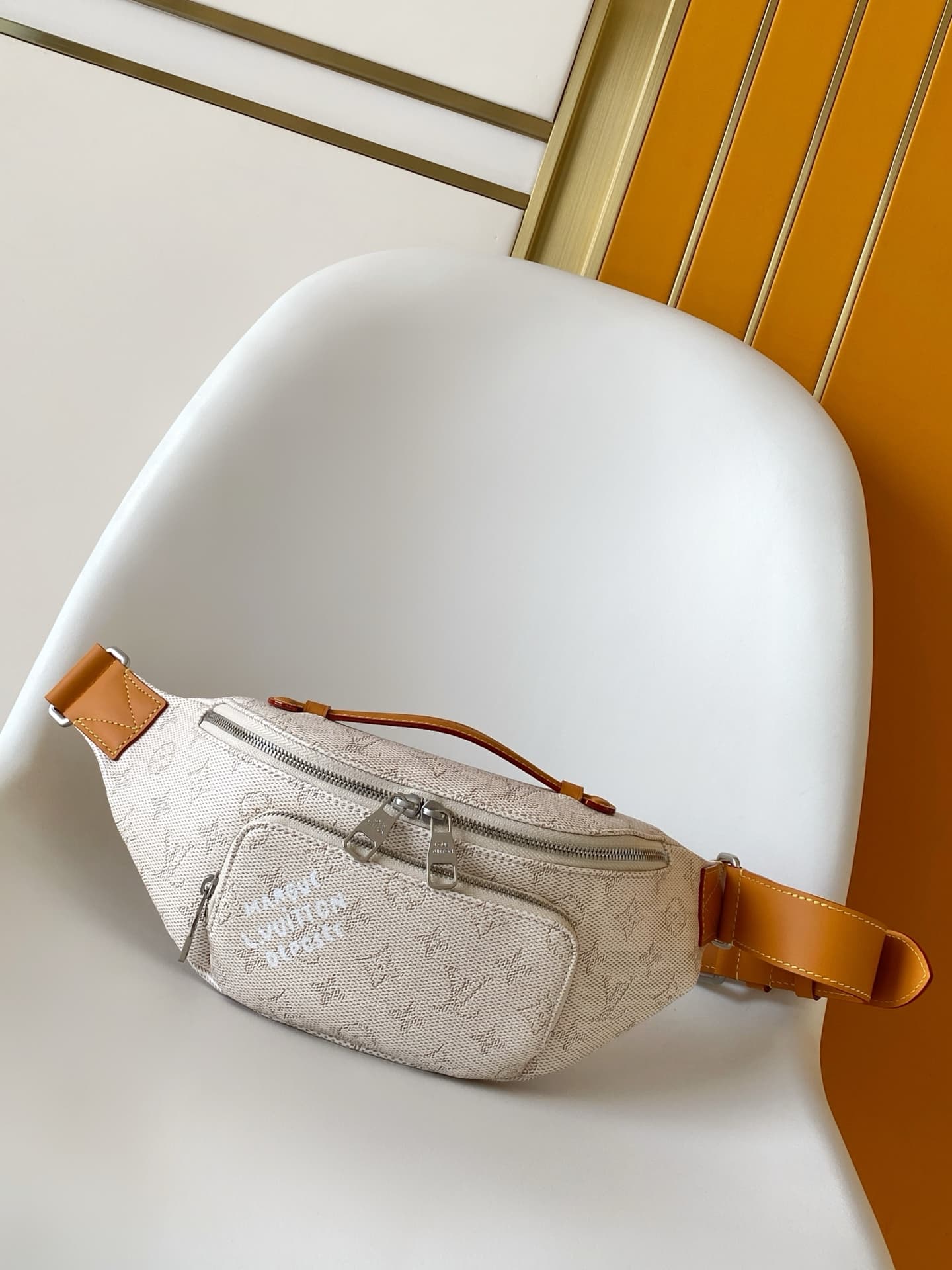 Louis Vuitton Rush Bumbag Linen Monogram Heritage coated canvas M27152 High