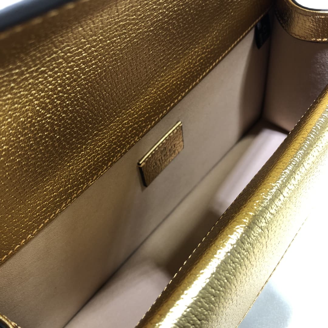 DIONYSUS MEDIUM RECTANGULAR BAG 499623 Leather Gold high