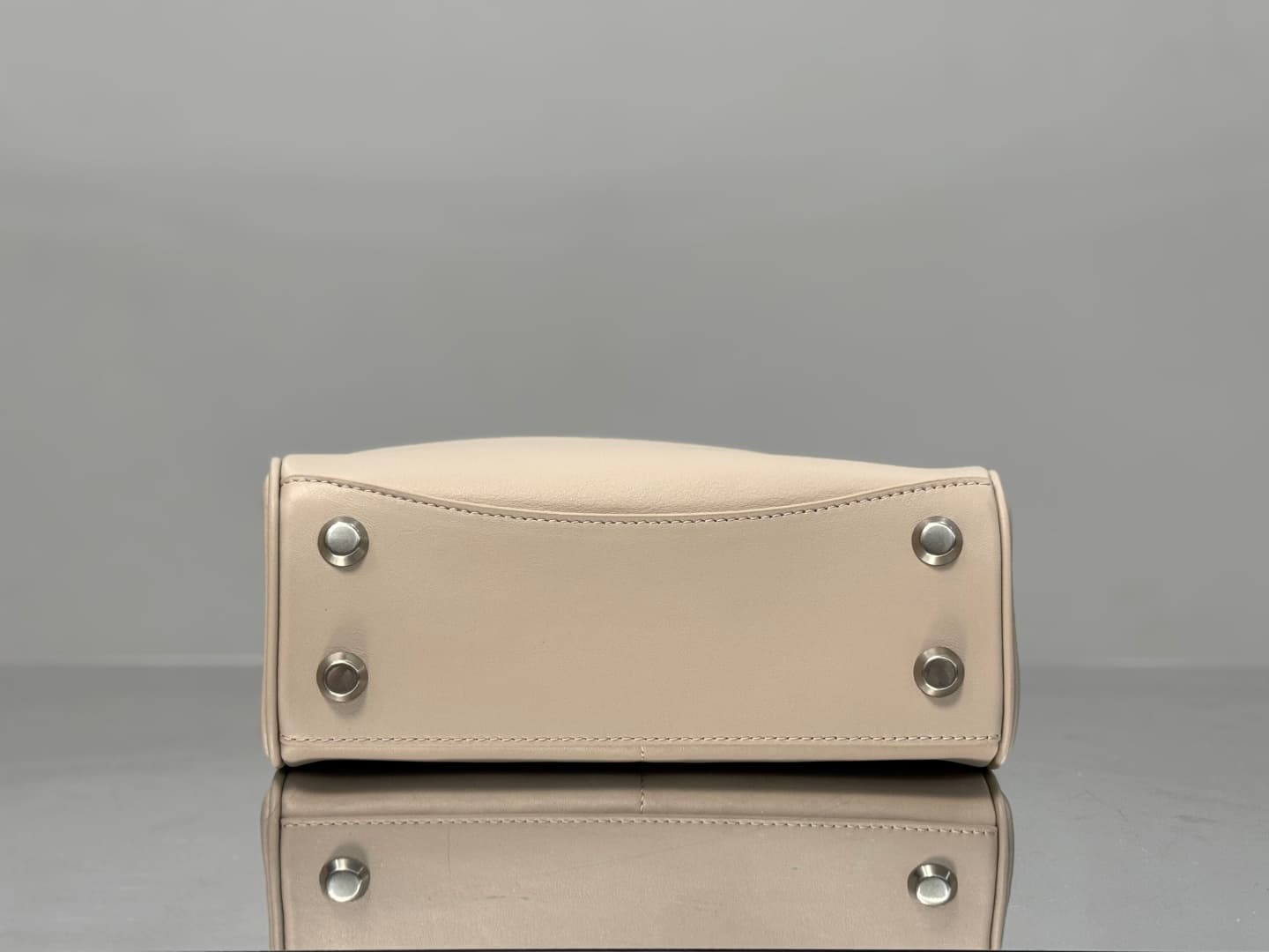 Balenciaga Rodeo Mini Bag in Beige Leather With Silver-Tone Metal TOP