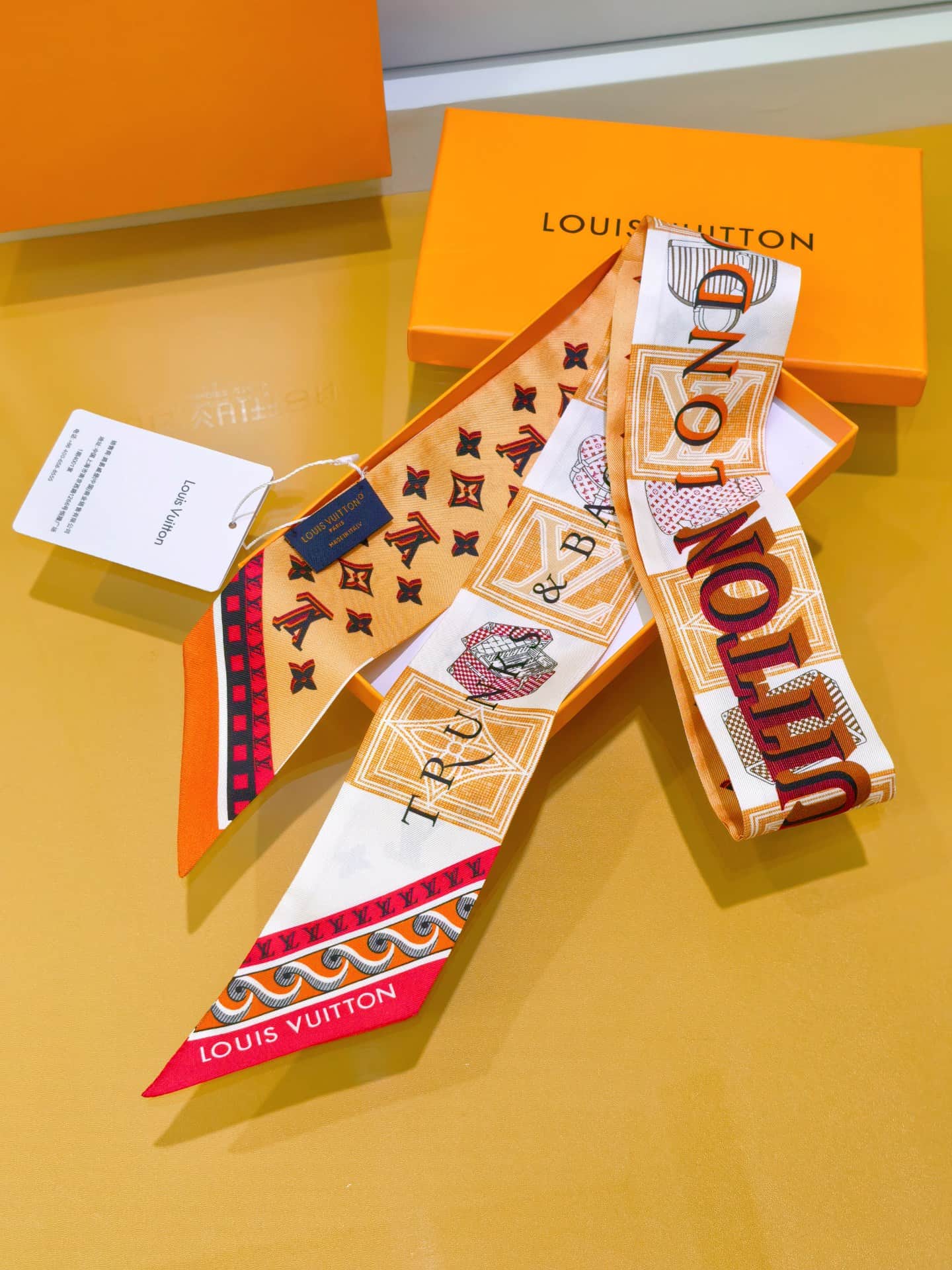Louis Vuitton Let's Go BB Bandeau Silk Twilly